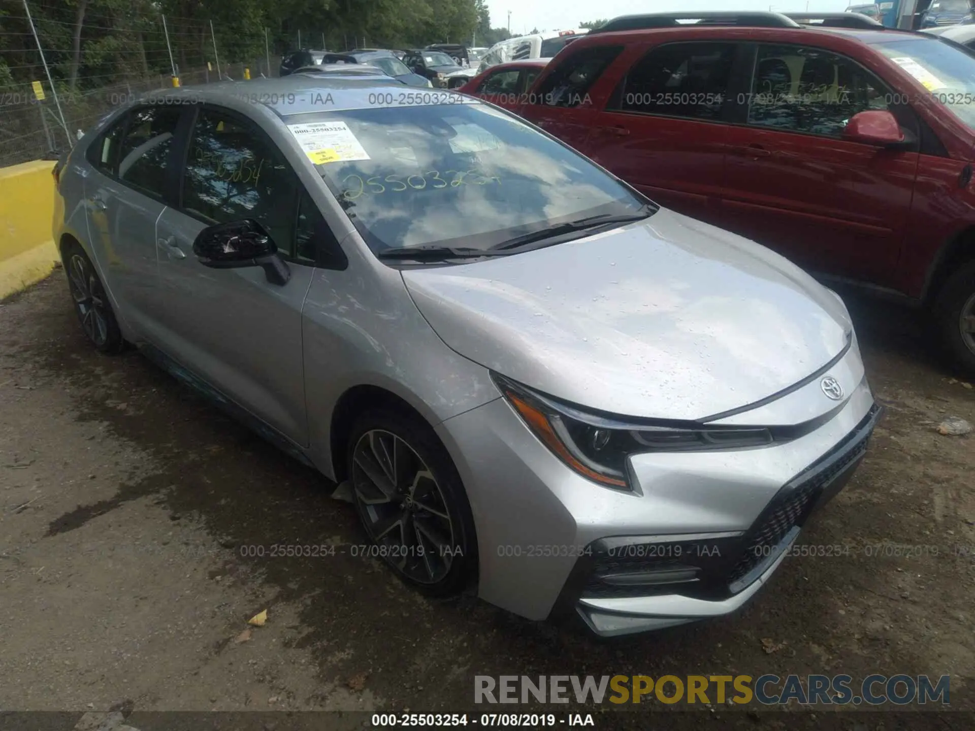 1 Photograph of a damaged car JTDS4RCE7LJ011620 TOYOTA COROLLA 2020