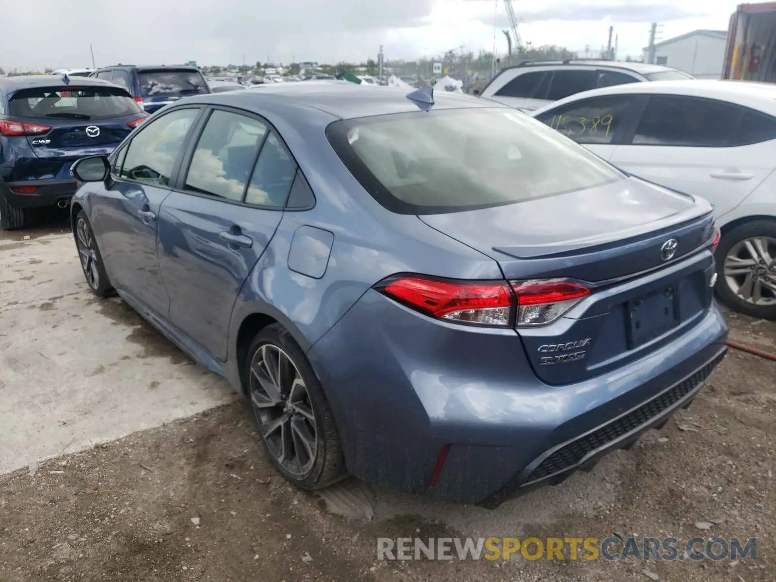 3 Photograph of a damaged car JTDS4RCE7LJ014274 TOYOTA COROLLA 2020