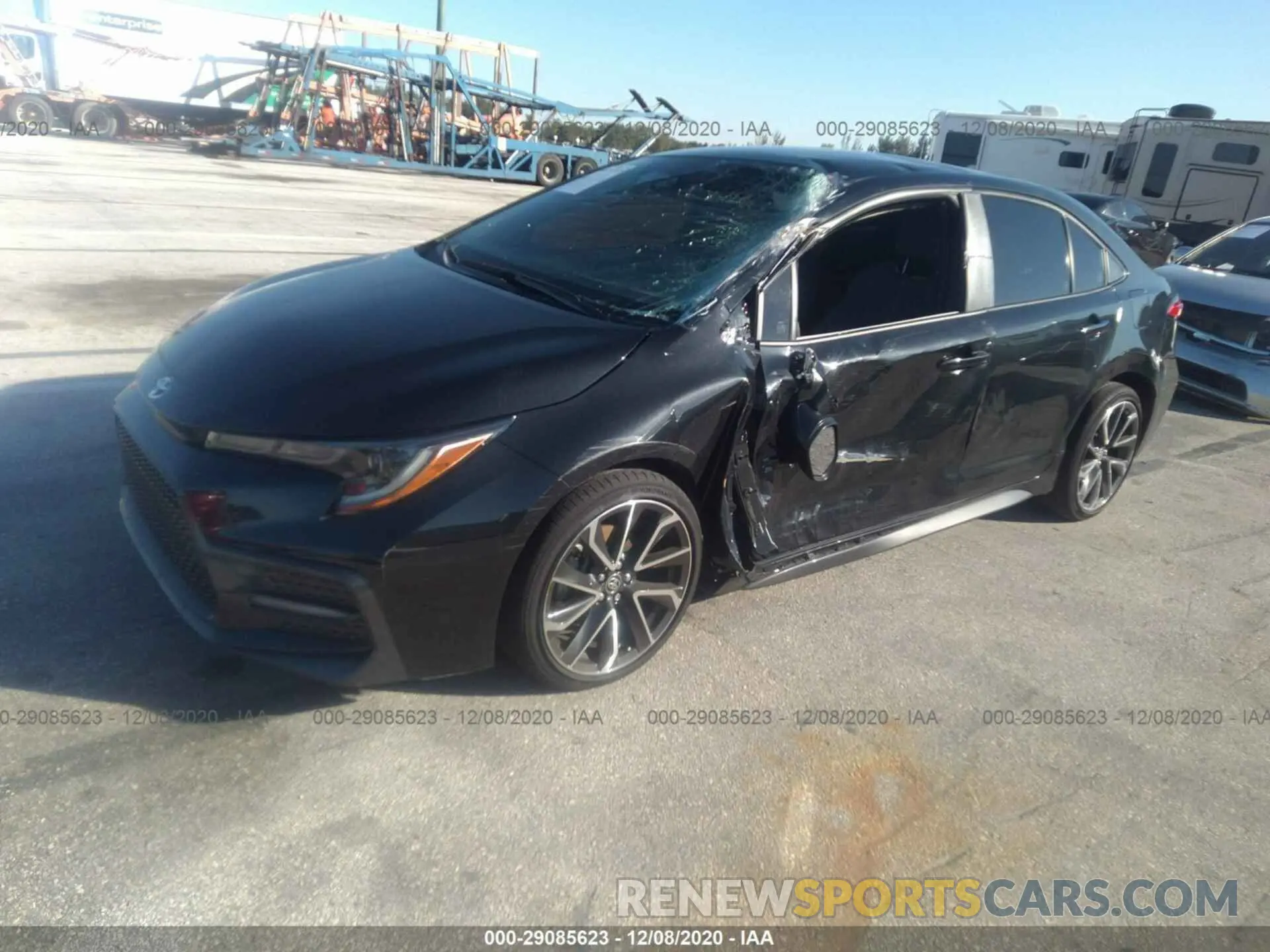 2 Photograph of a damaged car JTDS4RCE7LJ028644 TOYOTA COROLLA 2020