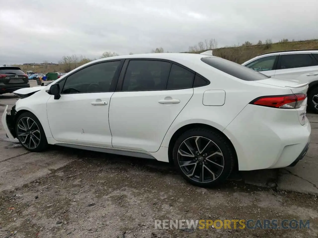 2 Photograph of a damaged car JTDS4RCE7LJ032516 TOYOTA COROLLA 2020