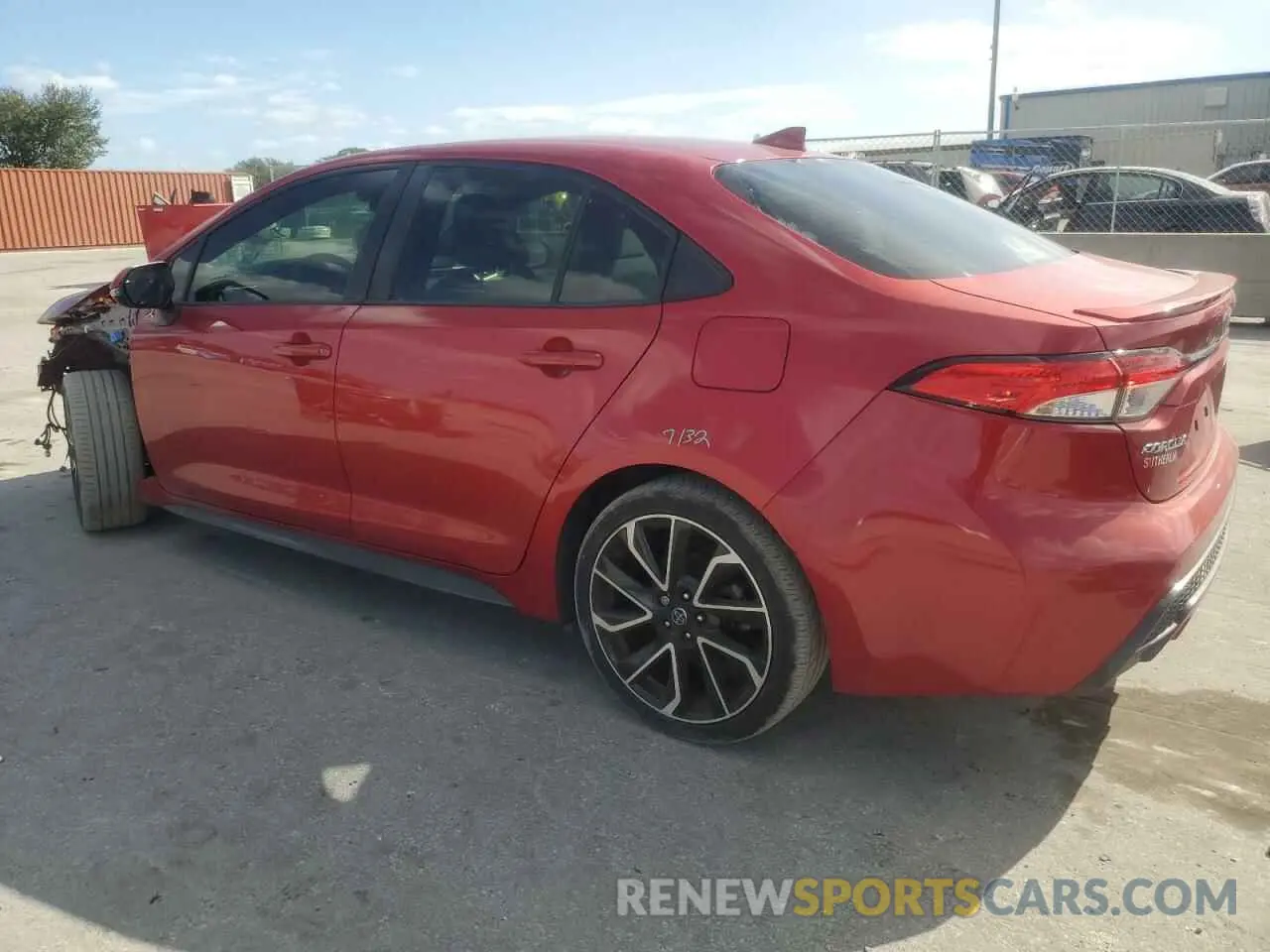 2 Фотография поврежденного автомобиля JTDS4RCE7LJ033729 TOYOTA COROLLA 2020
