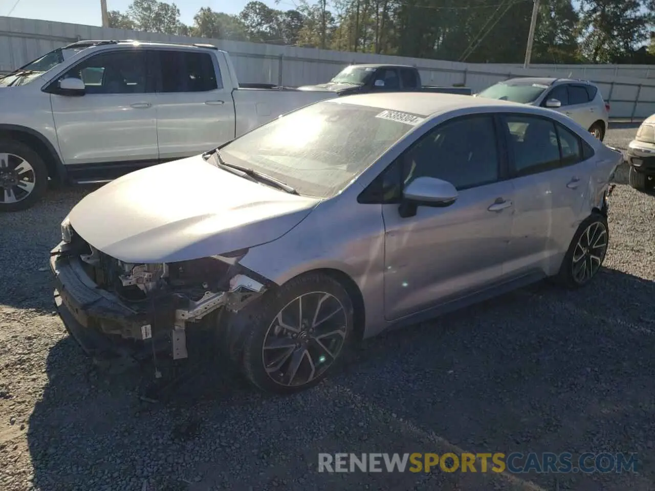 1 Photograph of a damaged car JTDS4RCE7LJ043290 TOYOTA COROLLA 2020