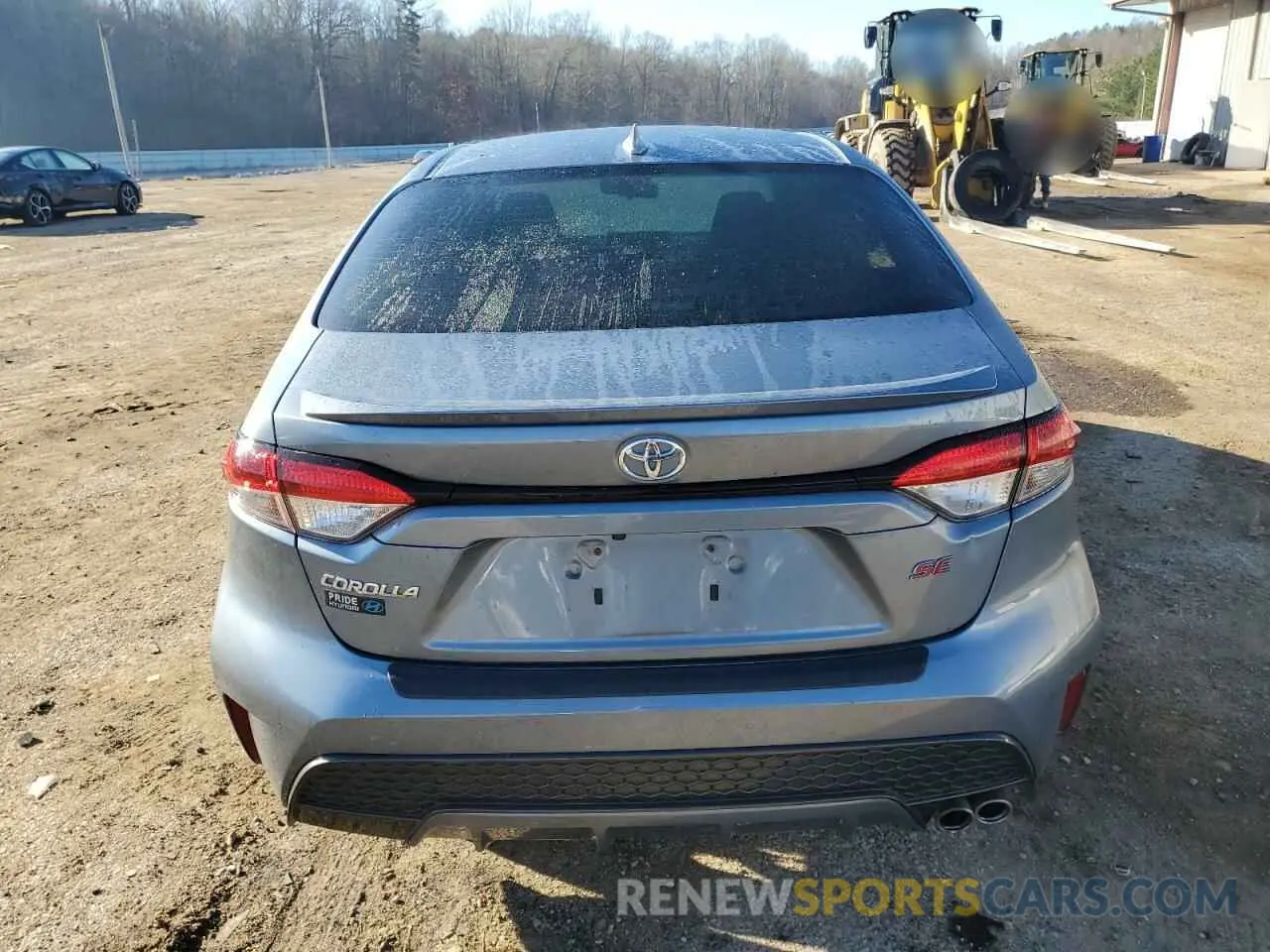6 Photograph of a damaged car JTDS4RCE7LJ050711 TOYOTA COROLLA 2020