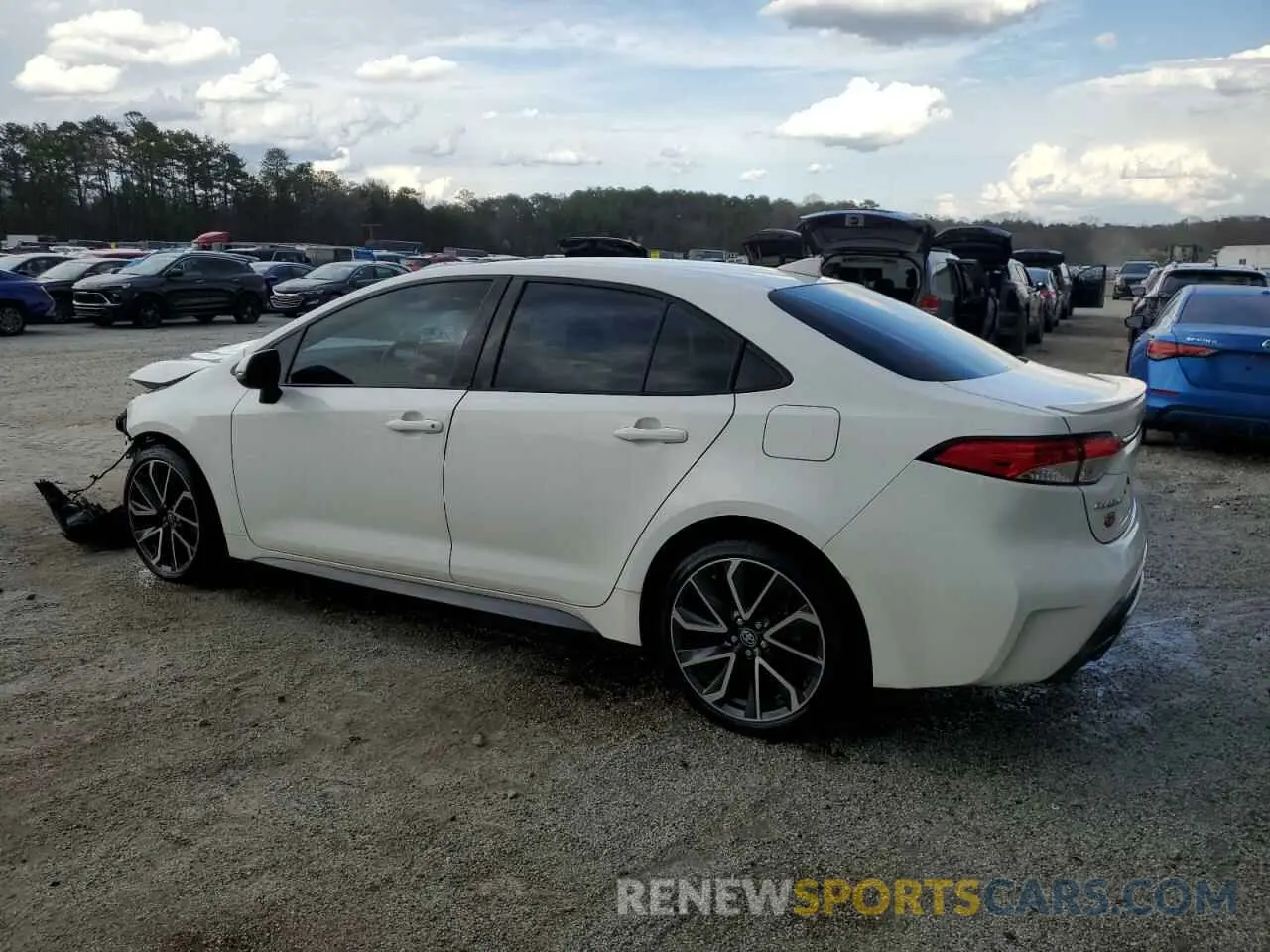 2 Photograph of a damaged car JTDS4RCE8LJ007012 TOYOTA COROLLA 2020