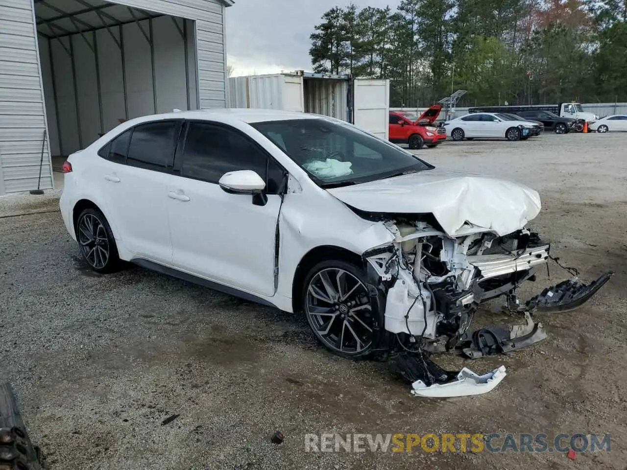 4 Photograph of a damaged car JTDS4RCE8LJ007012 TOYOTA COROLLA 2020