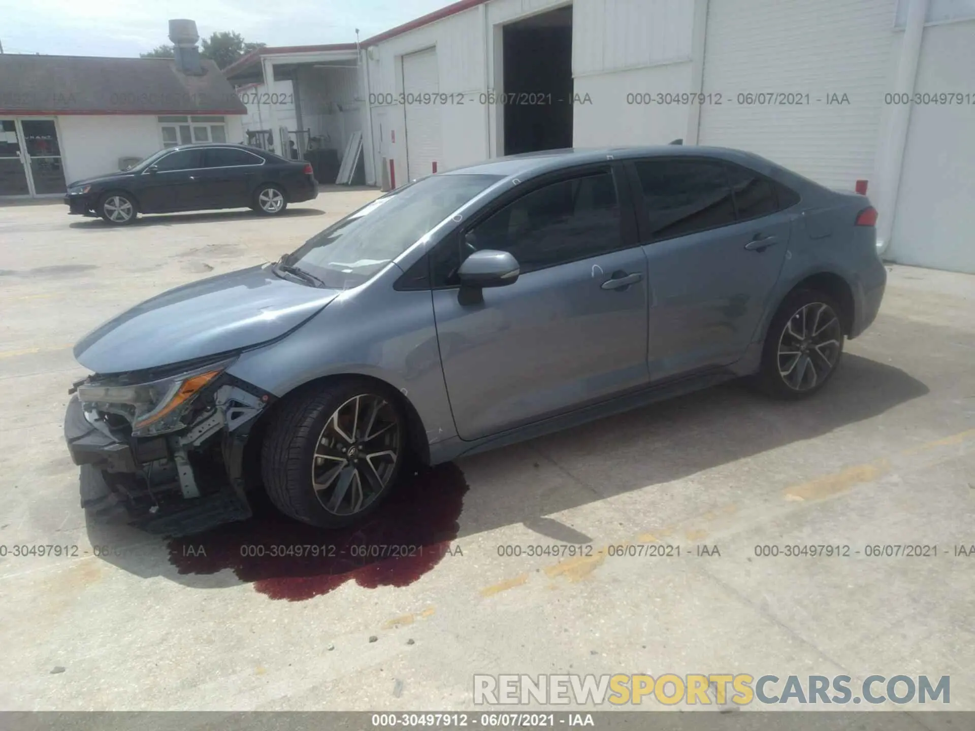 2 Photograph of a damaged car JTDS4RCE8LJ011335 TOYOTA COROLLA 2020