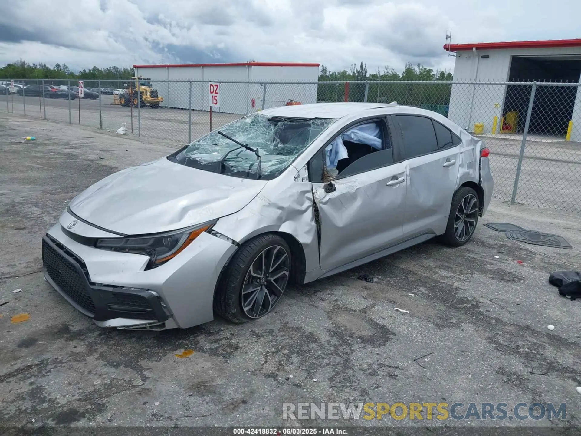 2 Photograph of a damaged car JTDS4RCE8LJ014493 TOYOTA COROLLA 2020