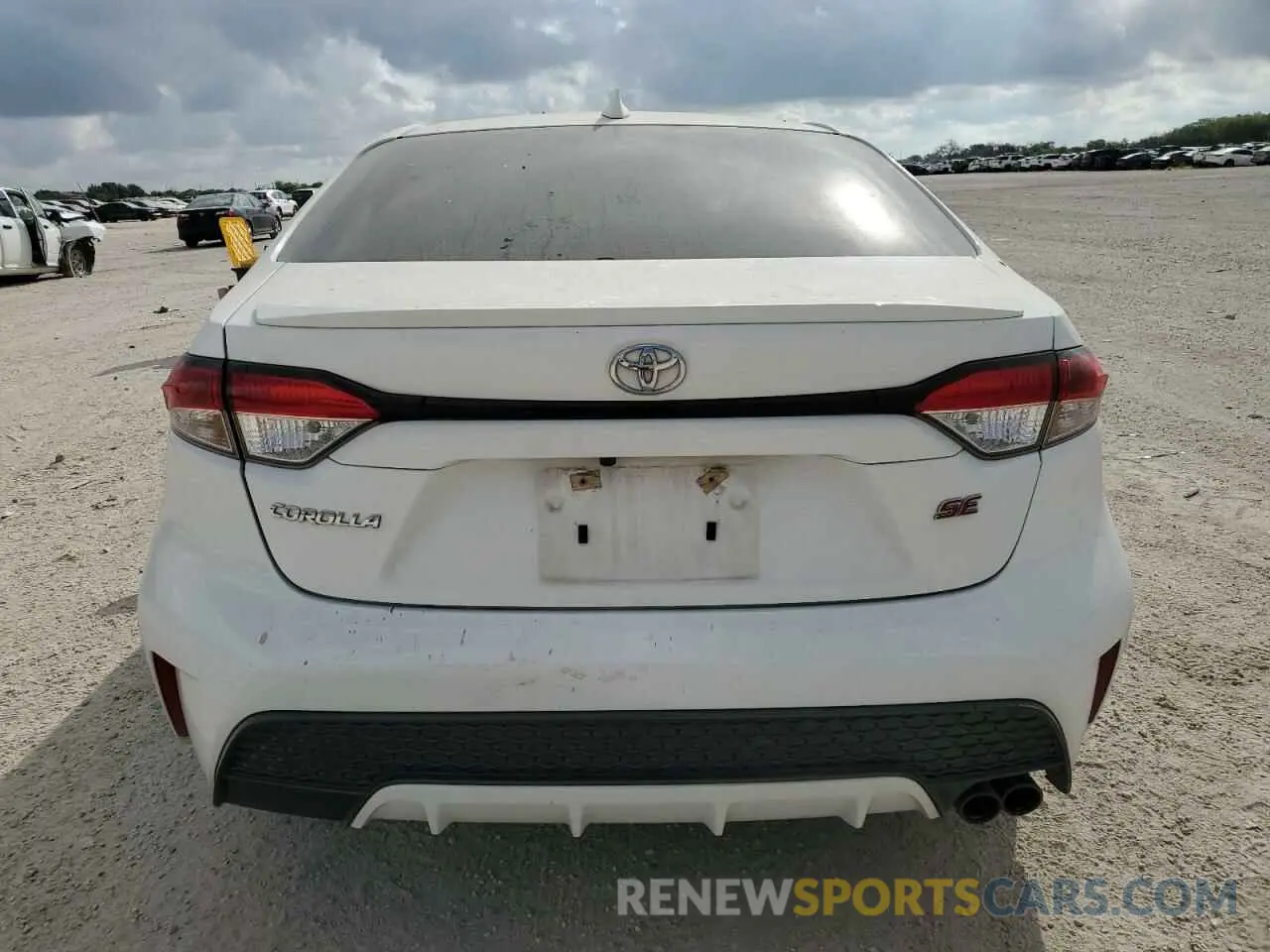 6 Photograph of a damaged car JTDS4RCE8LJ021931 TOYOTA COROLLA 2020