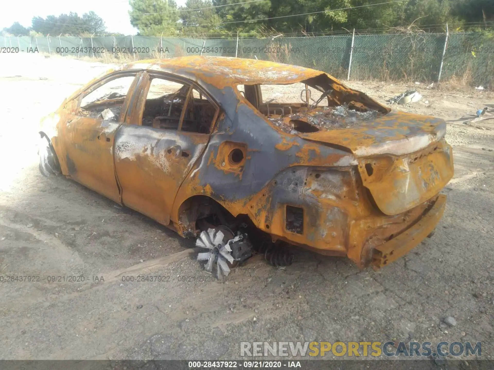 3 Photograph of a damaged car JTDS4RCE8LJ023615 TOYOTA COROLLA 2020