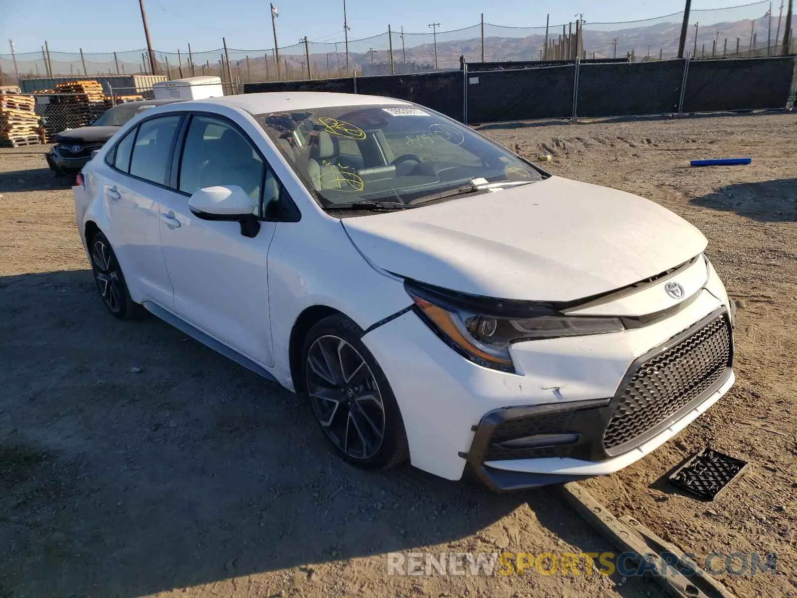 1 Photograph of a damaged car JTDS4RCE8LJ028894 TOYOTA COROLLA 2020