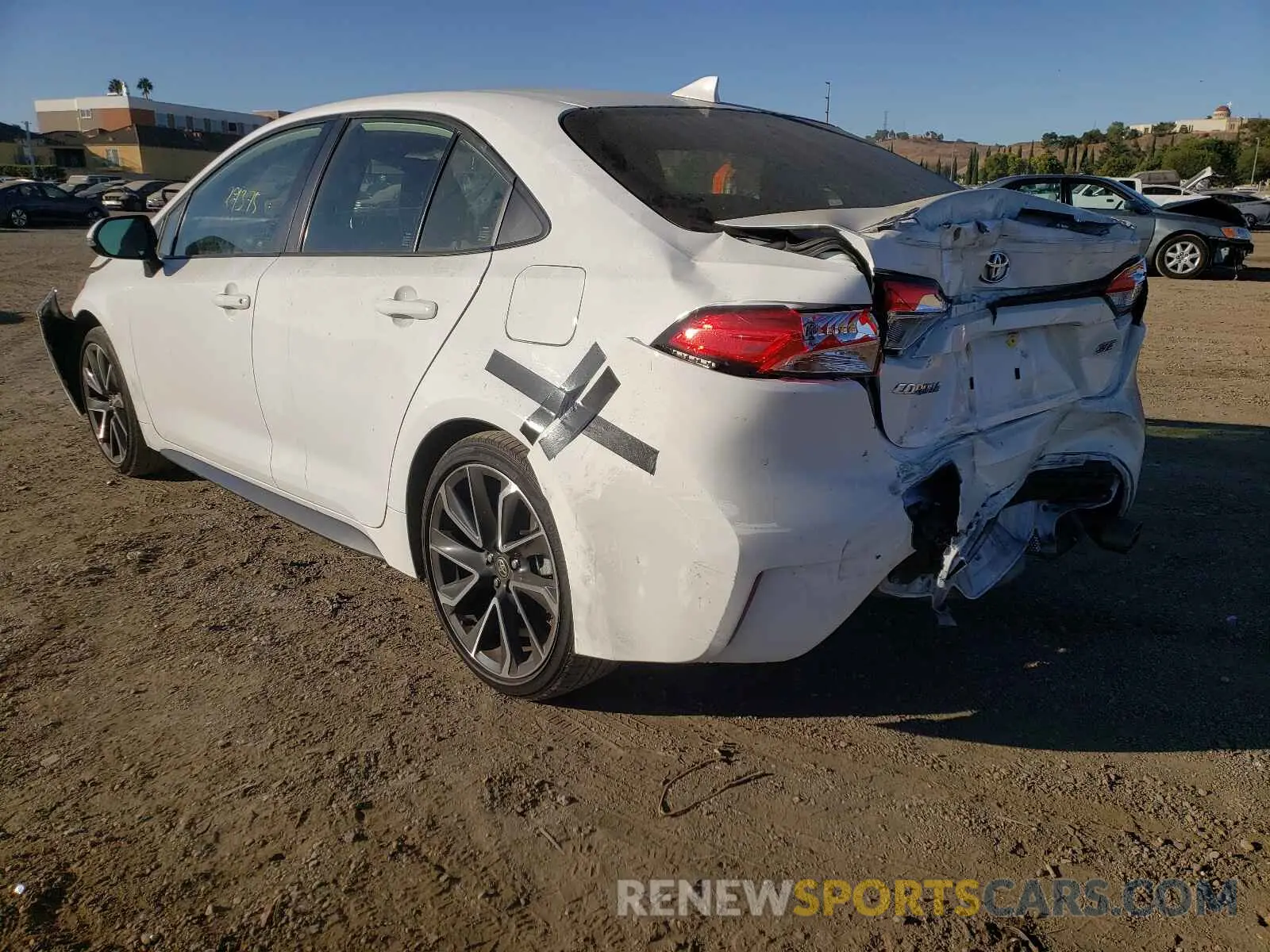 3 Photograph of a damaged car JTDS4RCE8LJ028894 TOYOTA COROLLA 2020
