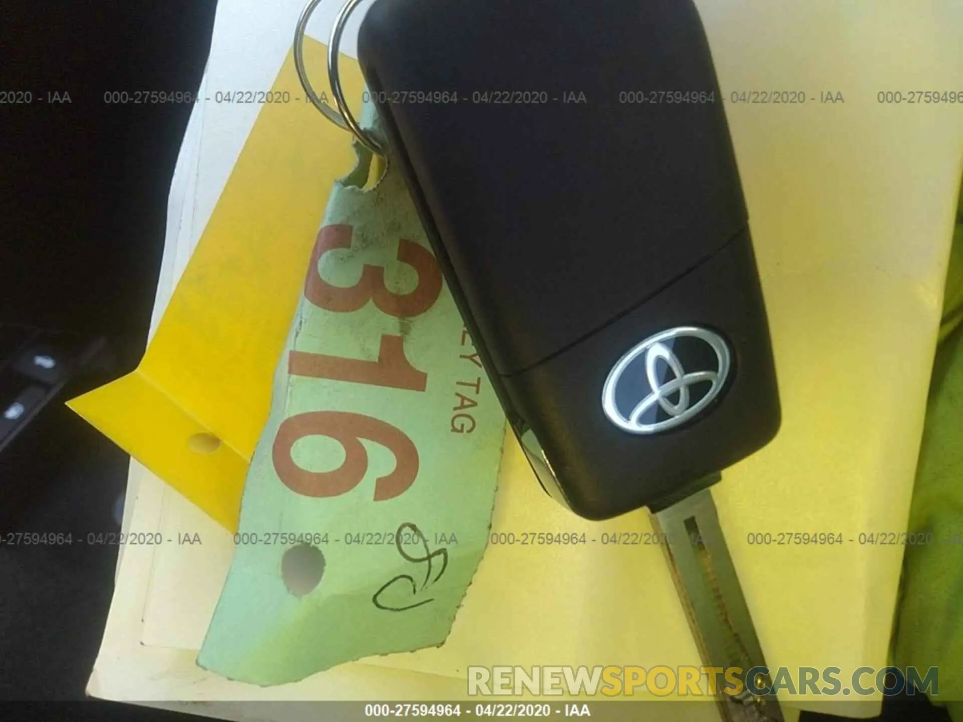 11 Photograph of a damaged car JTDS4RCE8LJ039720 TOYOTA COROLLA 2020