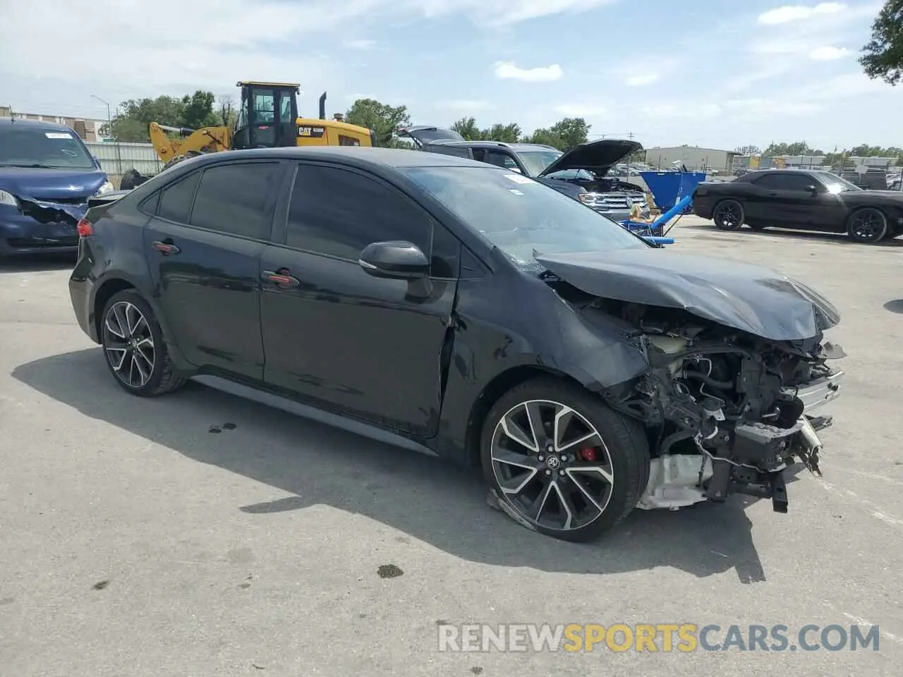 4 Photograph of a damaged car JTDS4RCE8LJ043055 TOYOTA COROLLA 2020