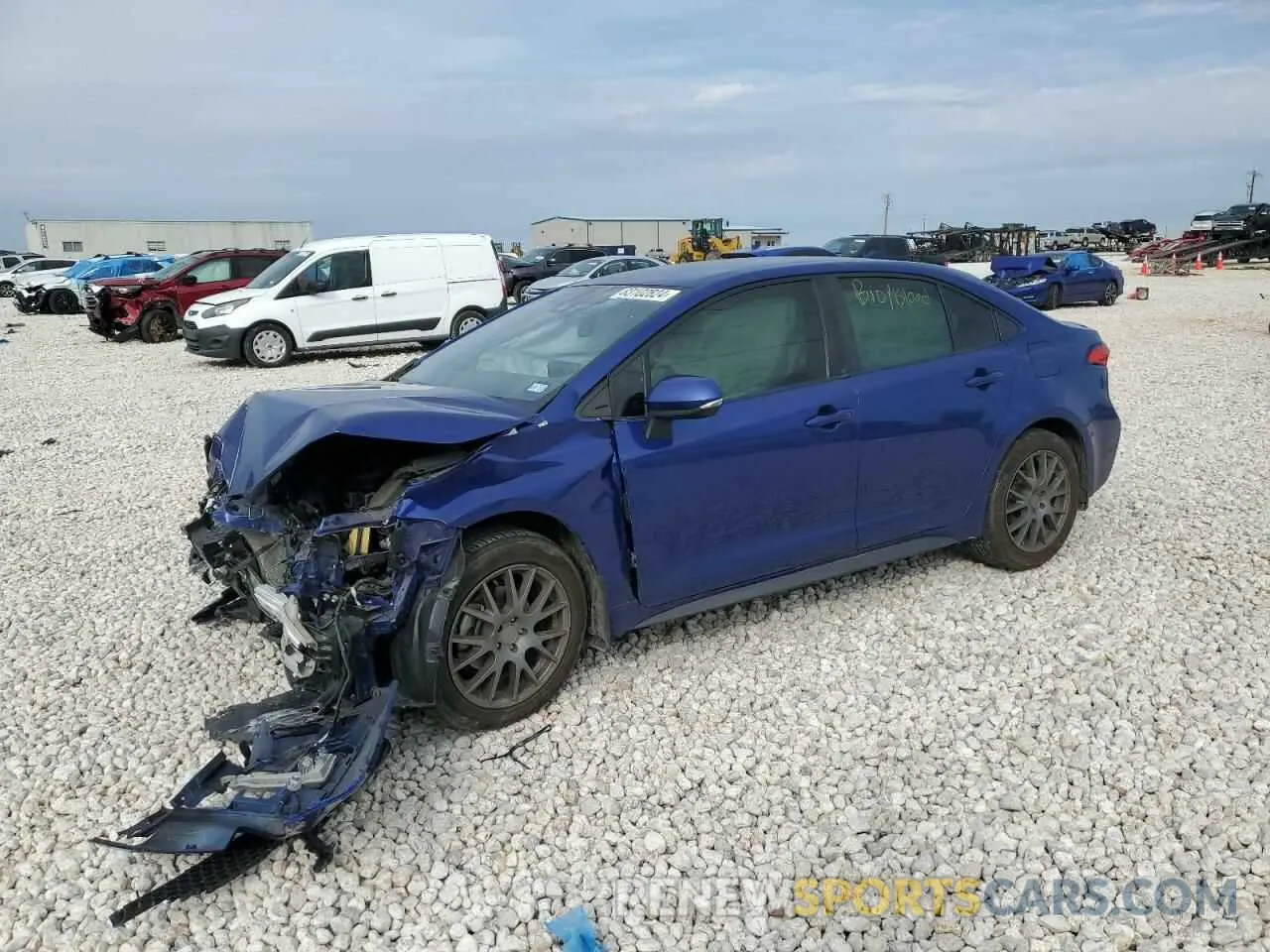 1 Photograph of a damaged car JTDS4RCE8LJ051172 TOYOTA COROLLA 2020