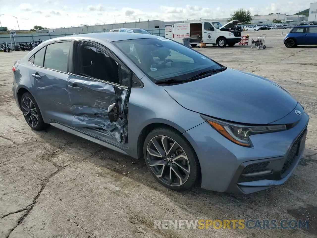 4 Photograph of a damaged car JTDS4RCE9LJ016298 TOYOTA COROLLA 2020