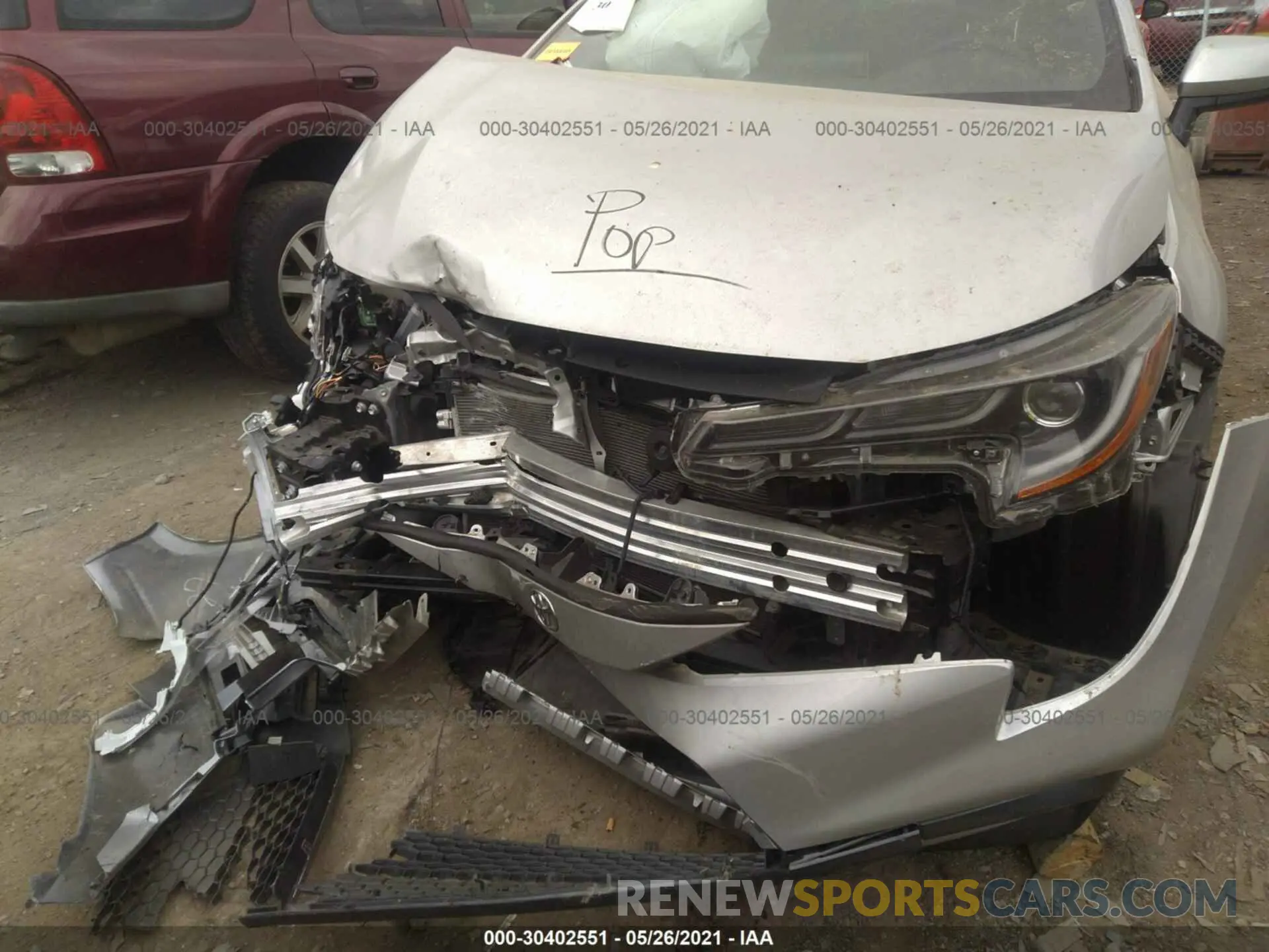 6 Photograph of a damaged car JTDS4RCE9LJ026457 TOYOTA COROLLA 2020