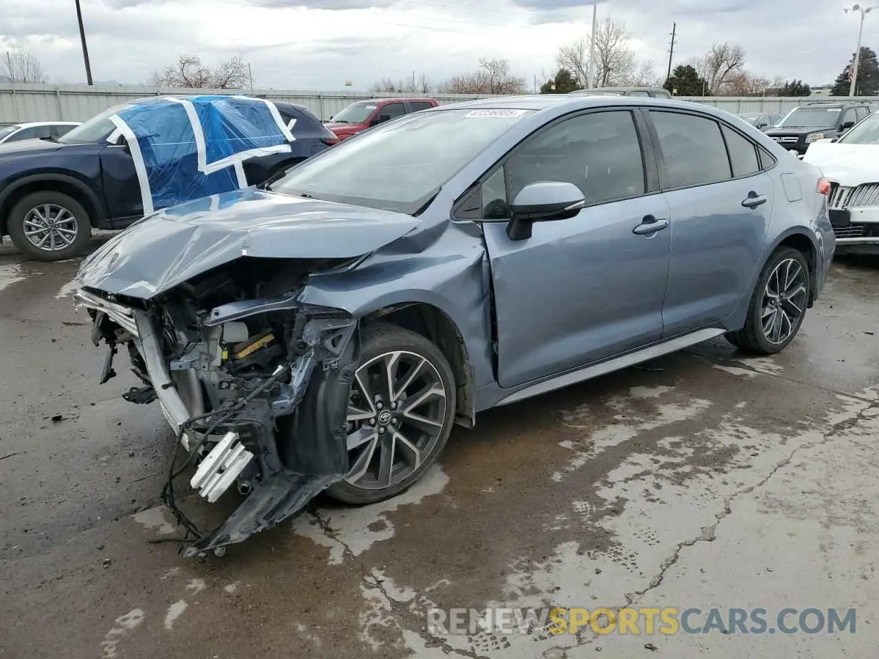1 Фотография поврежденного автомобиля JTDS4RCE9LJ033554 TOYOTA COROLLA 2020