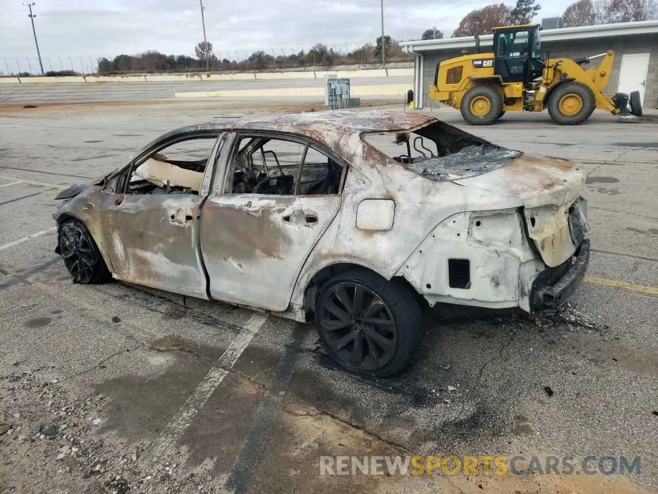 2 Photograph of a damaged car JTDS4RCE9LJ042884 TOYOTA COROLLA 2020