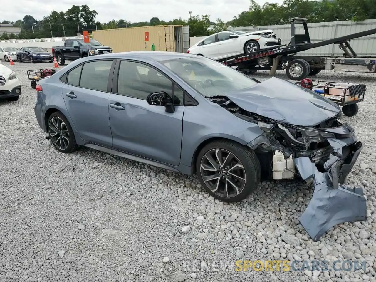 4 Фотография поврежденного автомобиля JTDS4RCE9LJ050385 TOYOTA COROLLA 2020