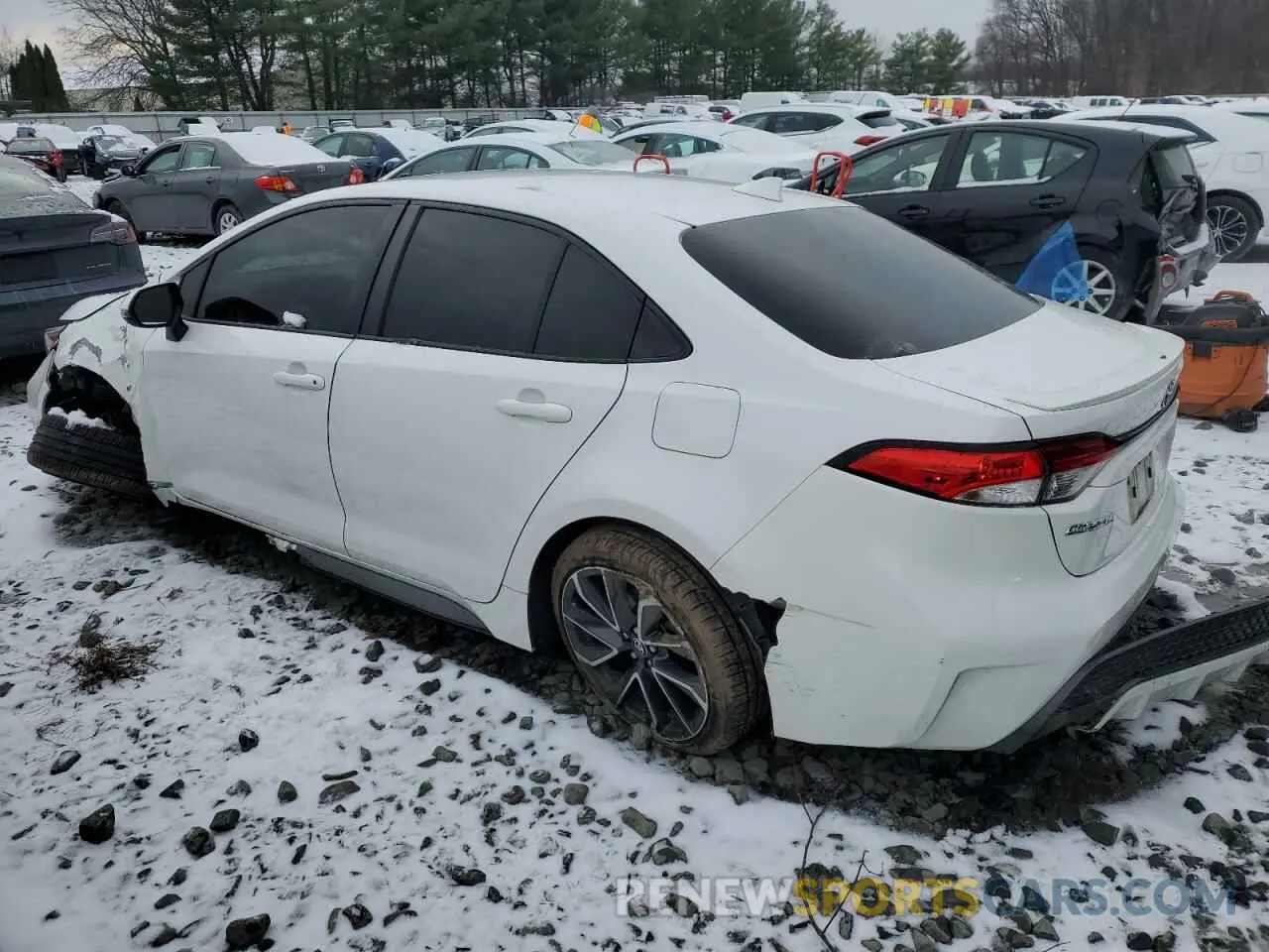 2 Photograph of a damaged car JTDS4RCE9LJ051083 TOYOTA COROLLA 2020