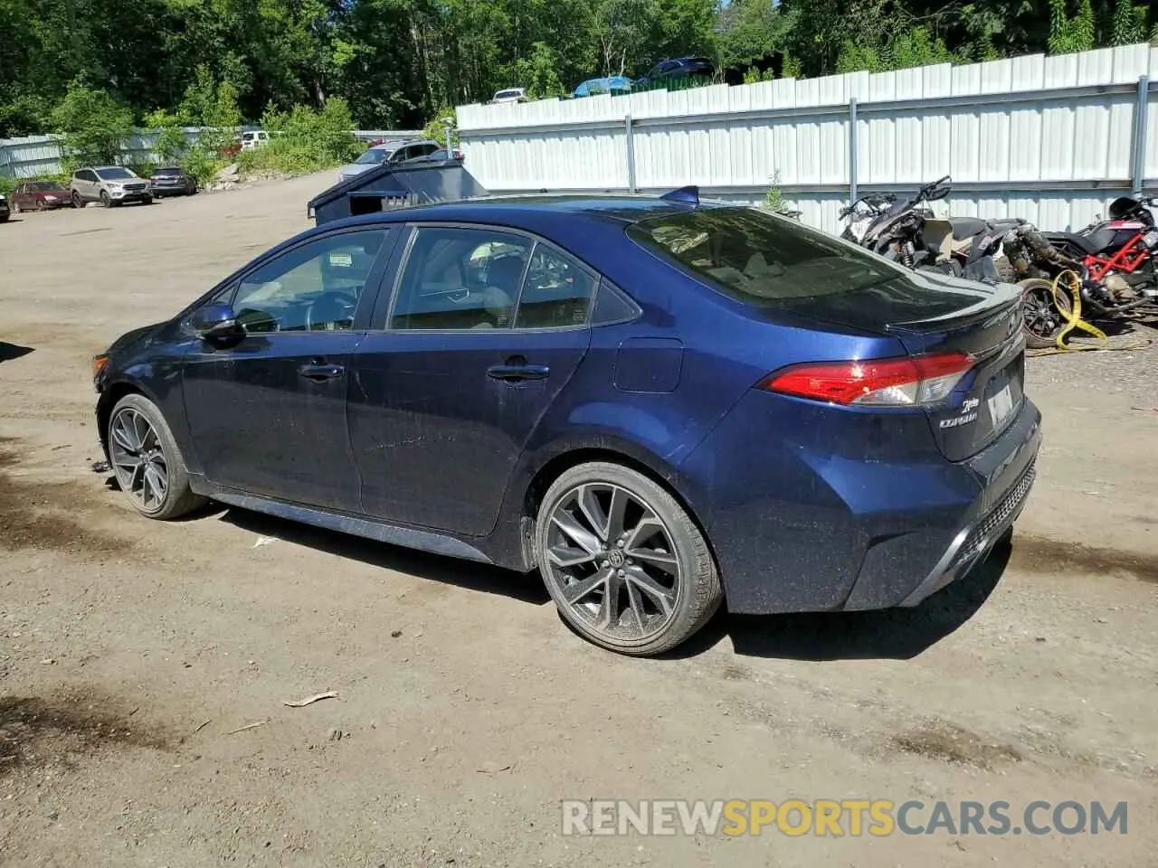 2 Photograph of a damaged car JTDS4RCE9LJ052833 TOYOTA COROLLA 2020