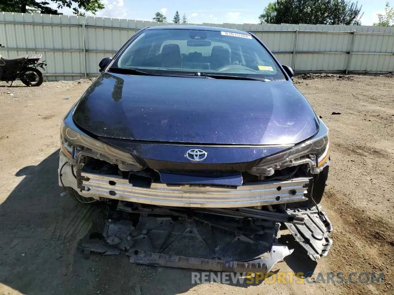 5 Photograph of a damaged car JTDS4RCE9LJ052833 TOYOTA COROLLA 2020