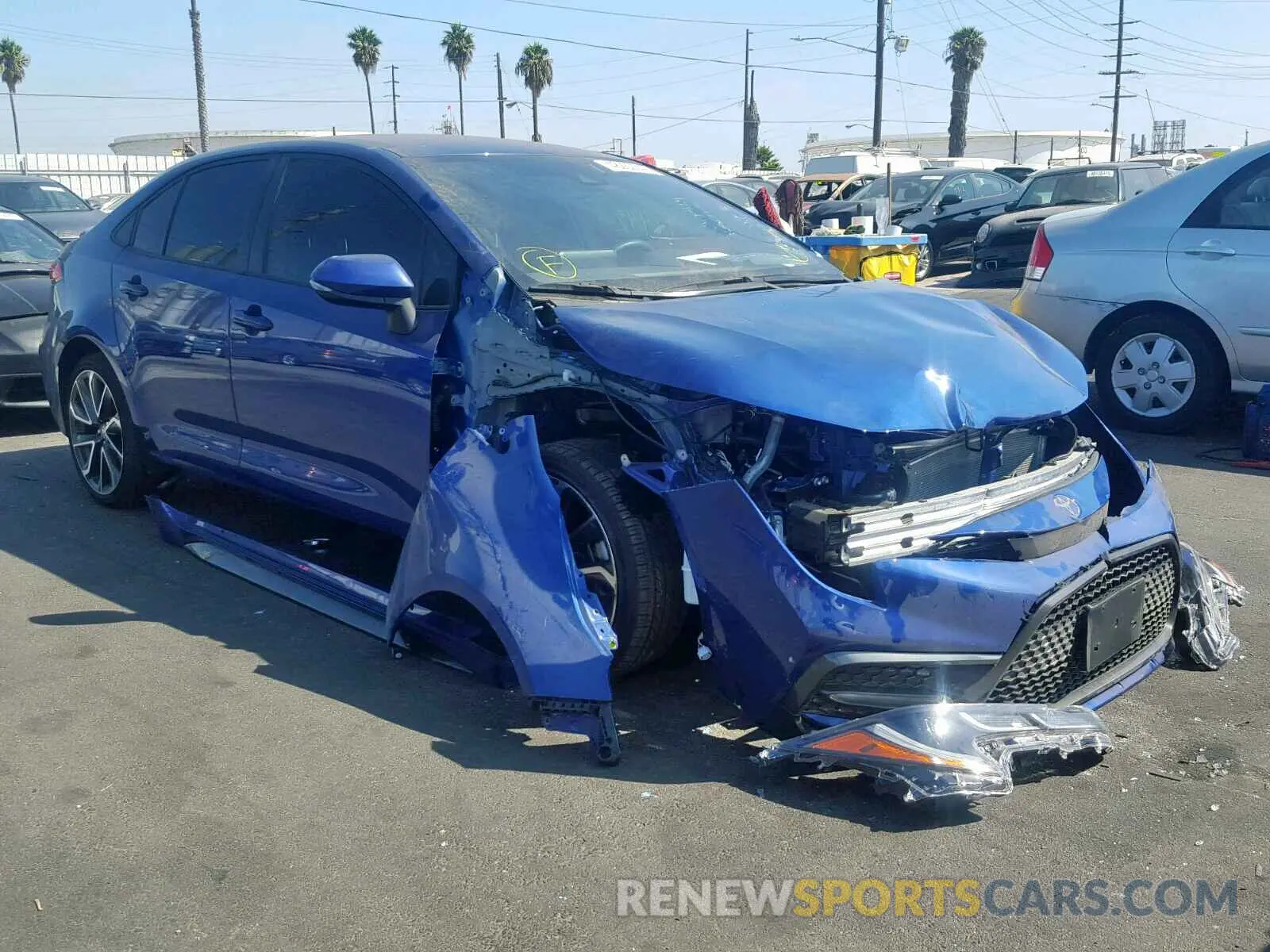 1 Photograph of a damaged car JTDS4RCEXLJ000692 TOYOTA COROLLA 2020