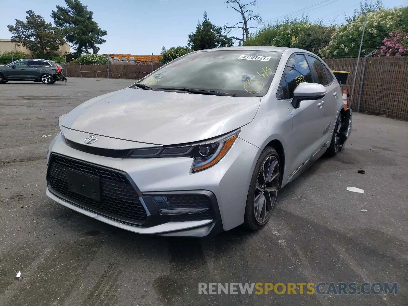 2 Photograph of a damaged car JTDS4RCEXLJ007304 TOYOTA COROLLA 2020