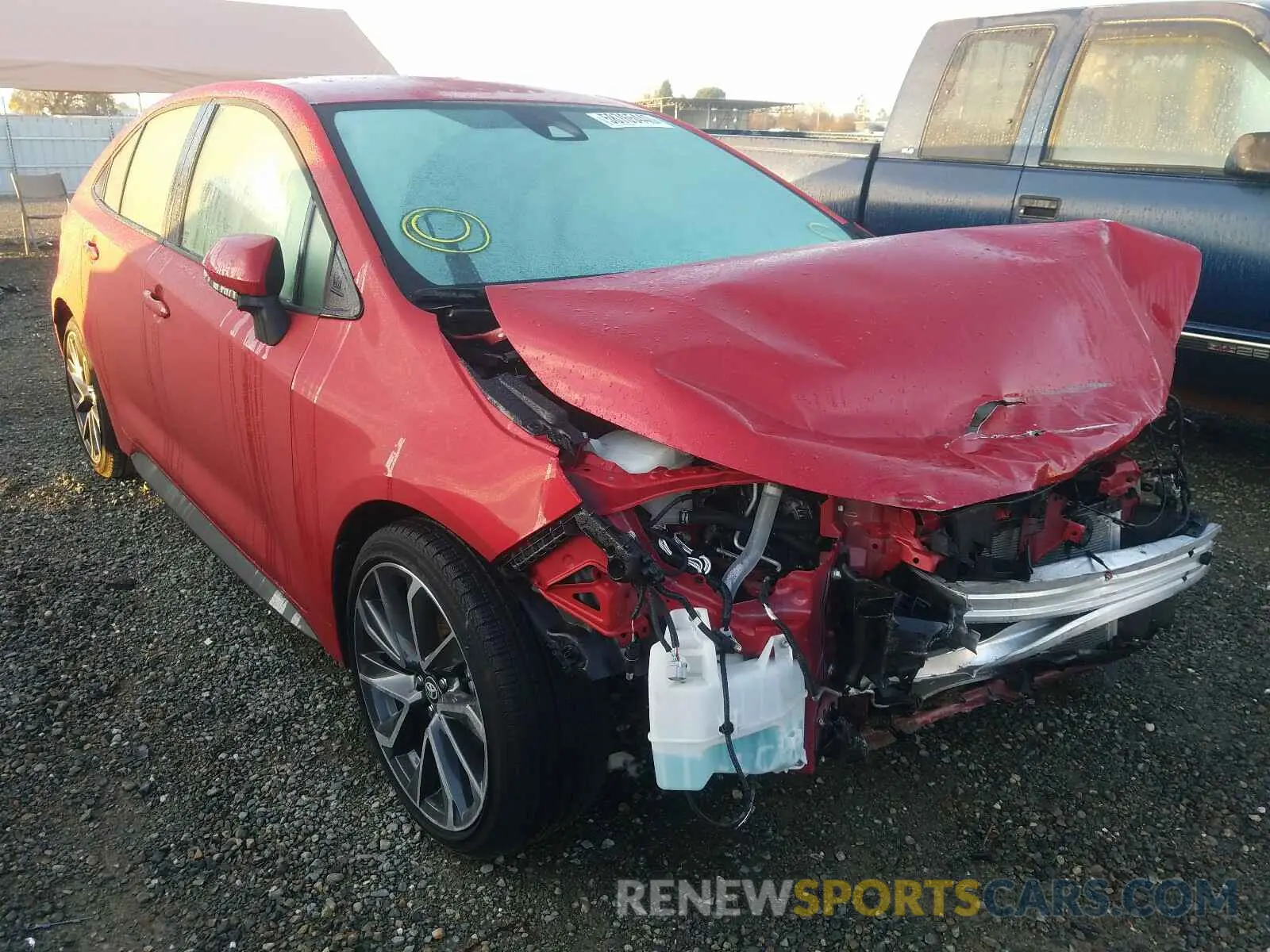 1 Photograph of a damaged car JTDS4RCEXLJ011675 TOYOTA COROLLA 2020