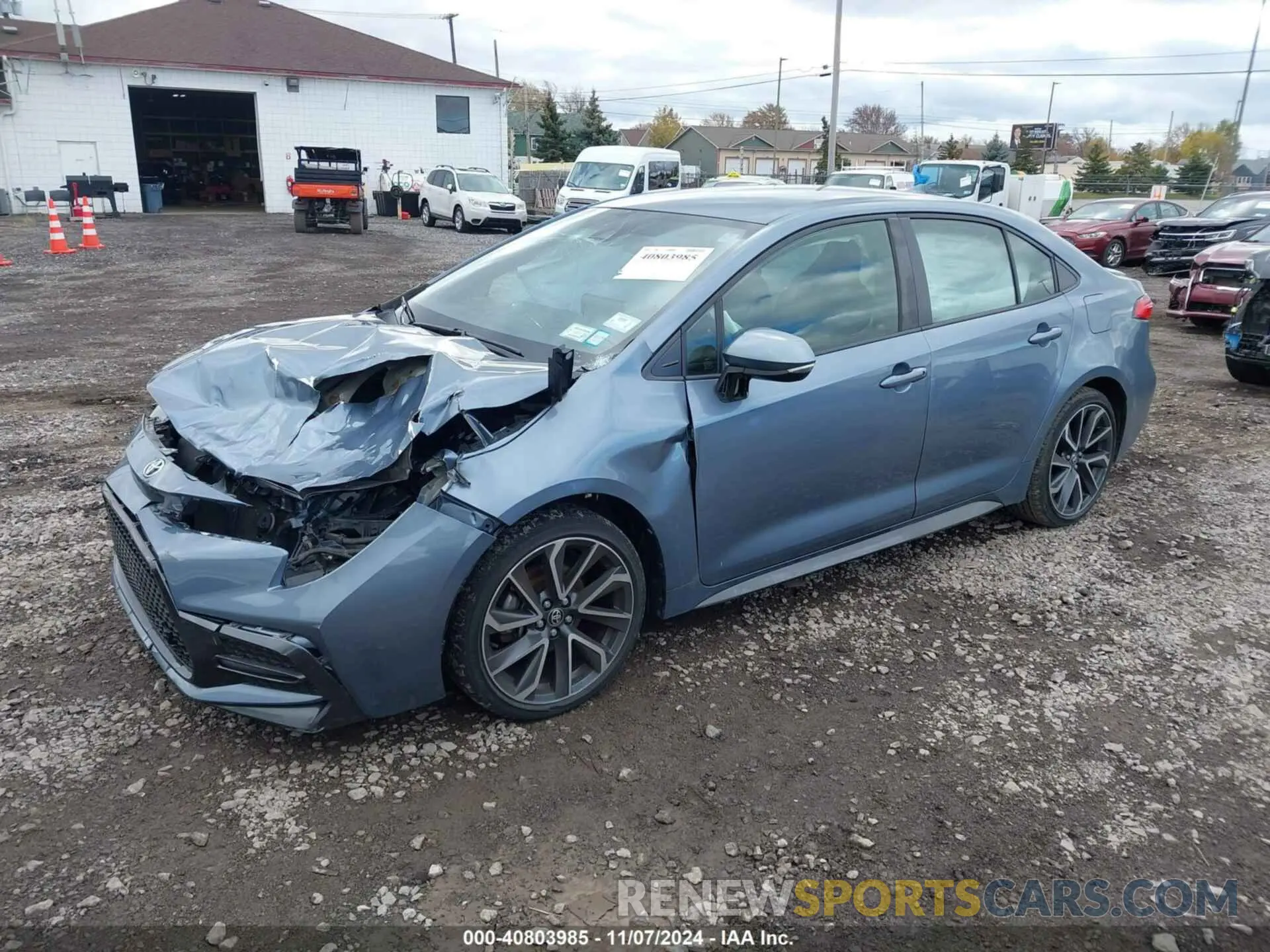2 Фотография поврежденного автомобиля JTDS4RCEXLJ014754 TOYOTA COROLLA 2020