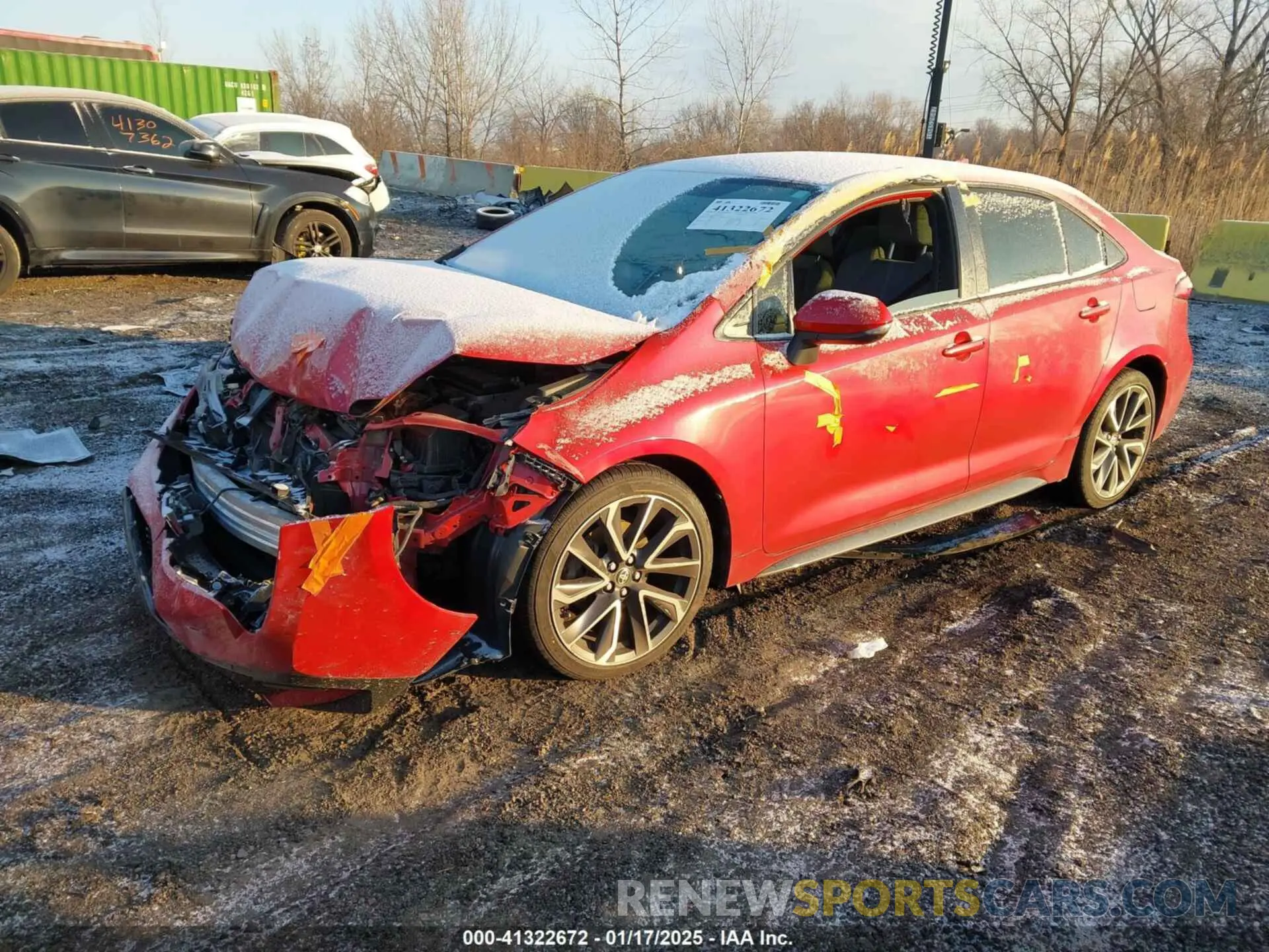 2 Фотография поврежденного автомобиля JTDS4RCEXLJ014799 TOYOTA COROLLA 2020