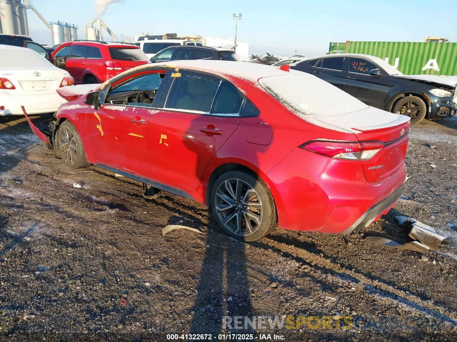 3 Фотография поврежденного автомобиля JTDS4RCEXLJ014799 TOYOTA COROLLA 2020