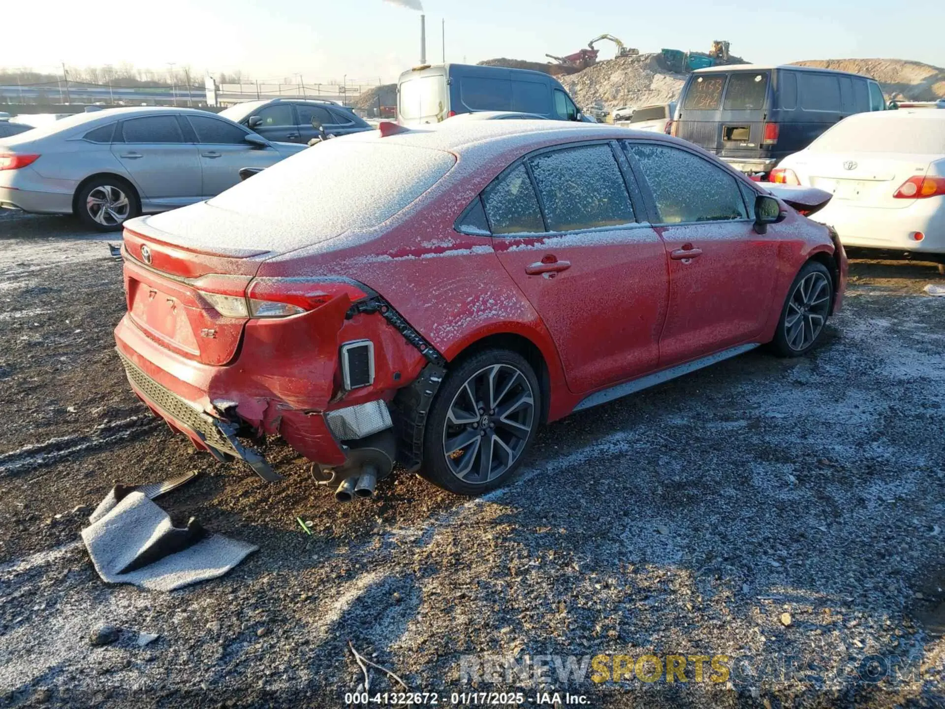 4 Фотография поврежденного автомобиля JTDS4RCEXLJ014799 TOYOTA COROLLA 2020