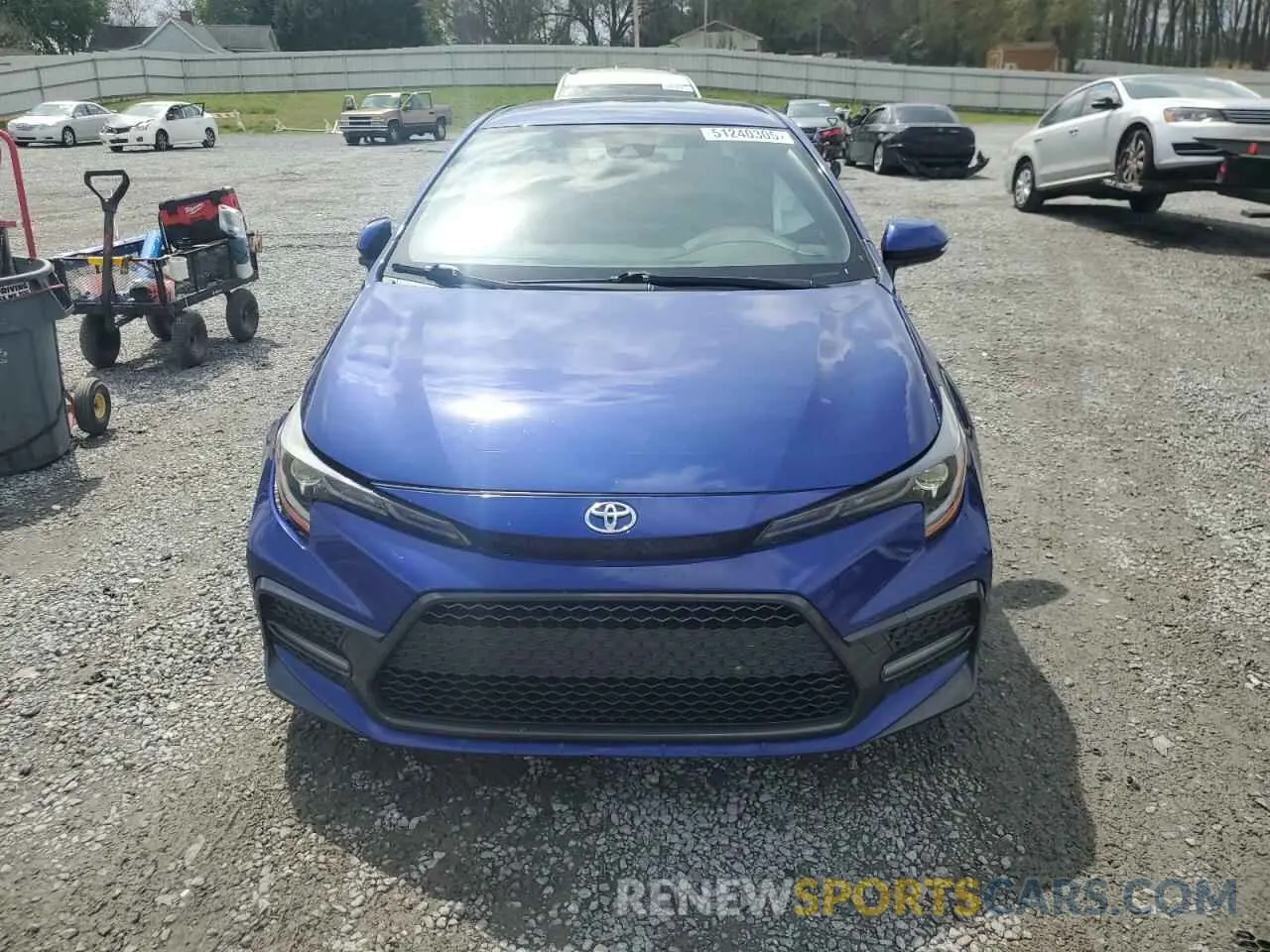 5 Фотография поврежденного автомобиля JTDS4RCEXLJ038553 TOYOTA COROLLA 2020