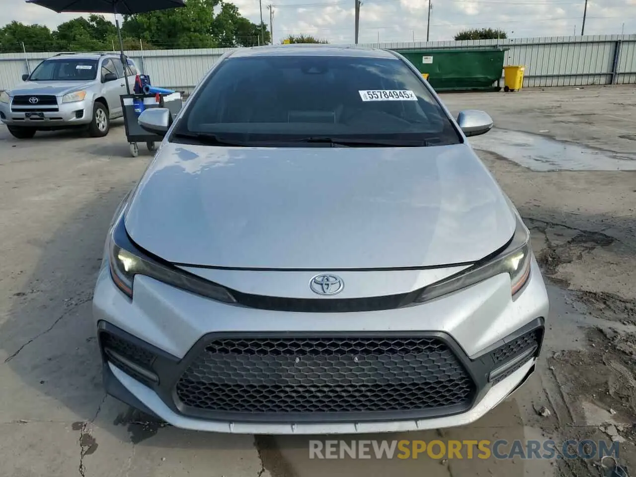 5 Photograph of a damaged car JTDT4RCE0LJ033866 TOYOTA COROLLA 2020