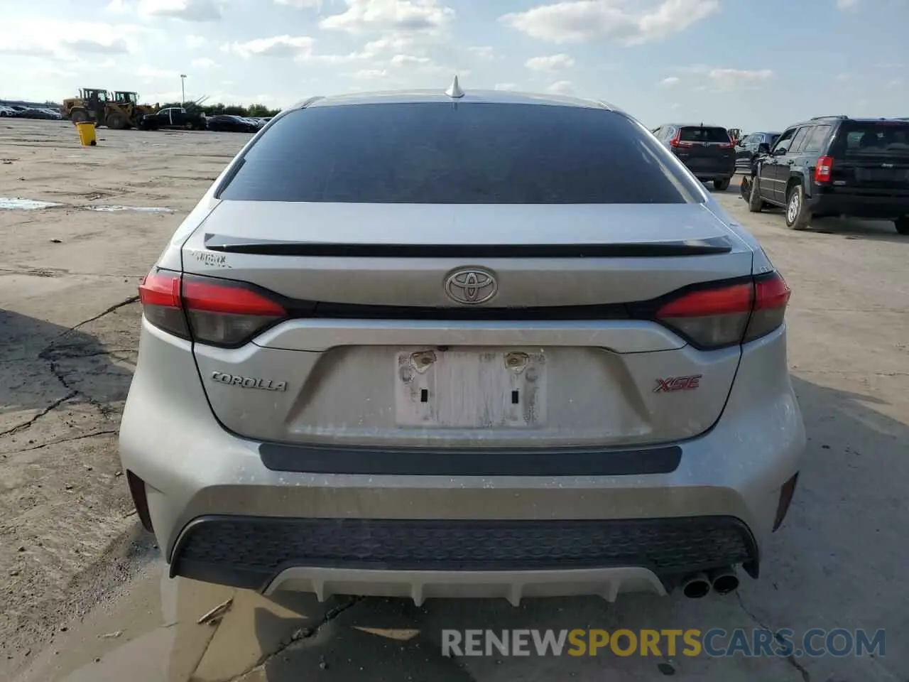 6 Photograph of a damaged car JTDT4RCE0LJ033866 TOYOTA COROLLA 2020