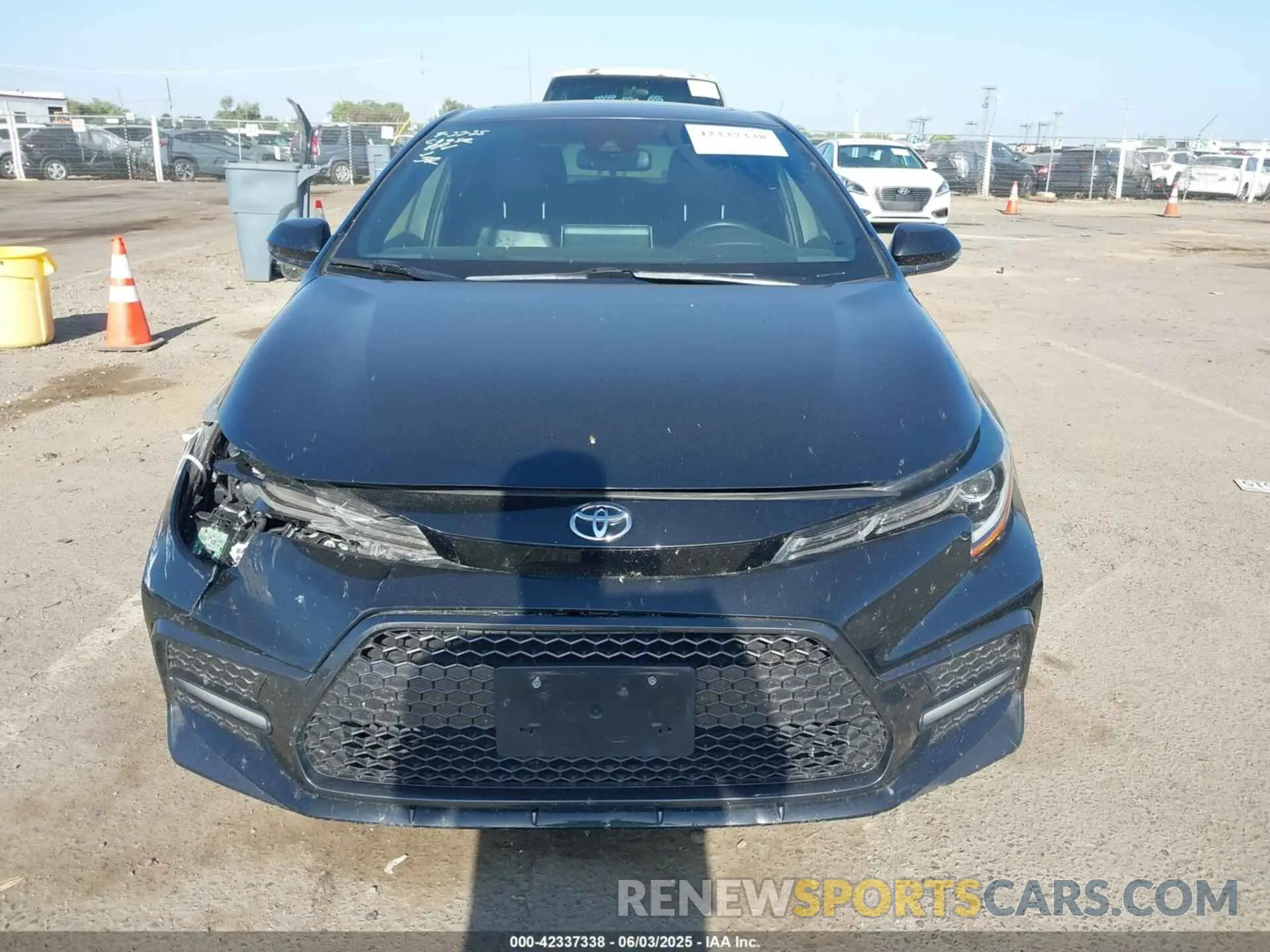 12 Photograph of a damaged car JTDT4RCE1LJ009737 TOYOTA COROLLA 2020