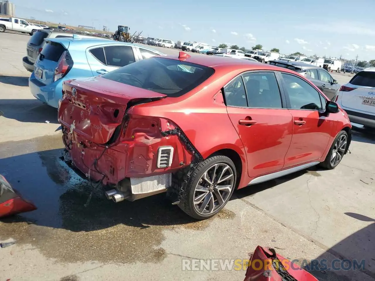 3 Фотография поврежденного автомобиля JTDT4RCE2LJ025865 TOYOTA COROLLA 2020