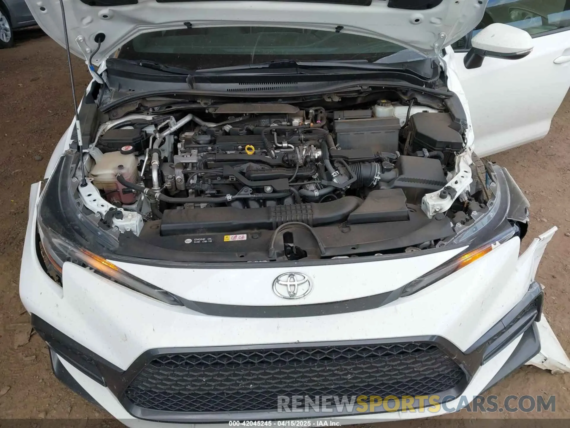 10 Фотография поврежденного автомобиля JTDT4RCE2LJ029009 TOYOTA COROLLA 2020