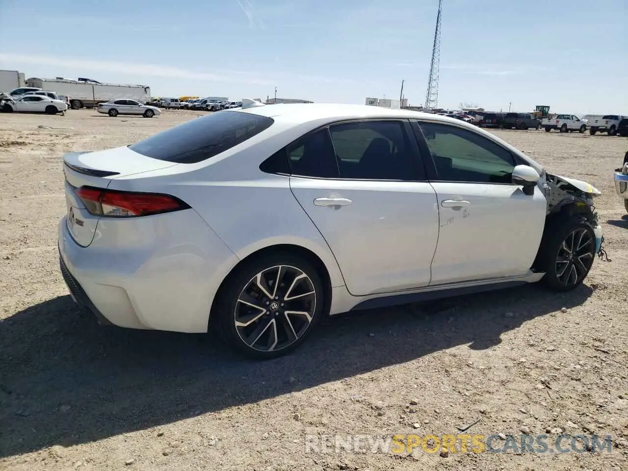 3 Photograph of a damaged car JTDT4RCE2LJ041130 TOYOTA COROLLA 2020