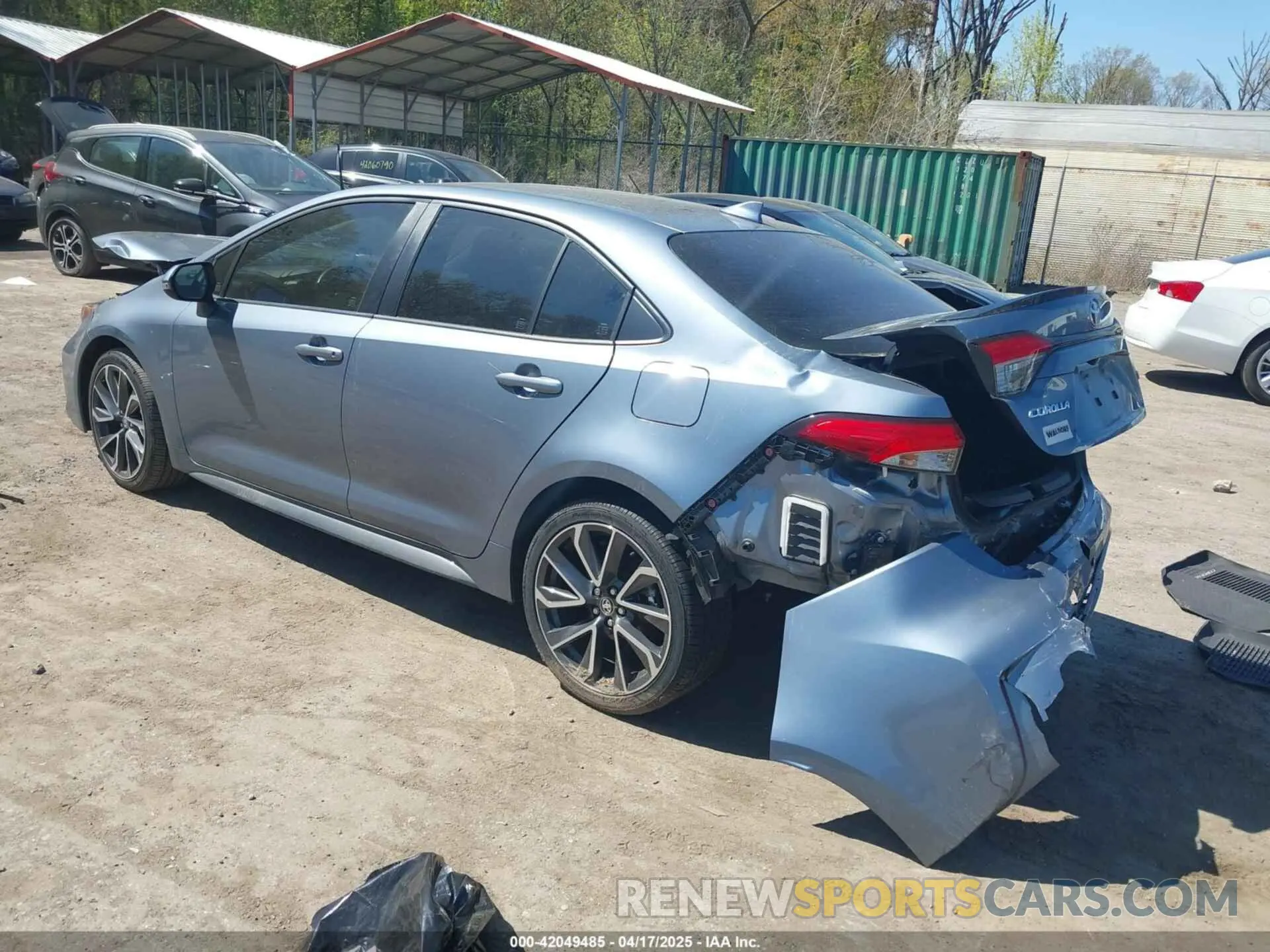 3 Фотография поврежденного автомобиля JTDT4RCE4LJ014530 TOYOTA COROLLA 2020