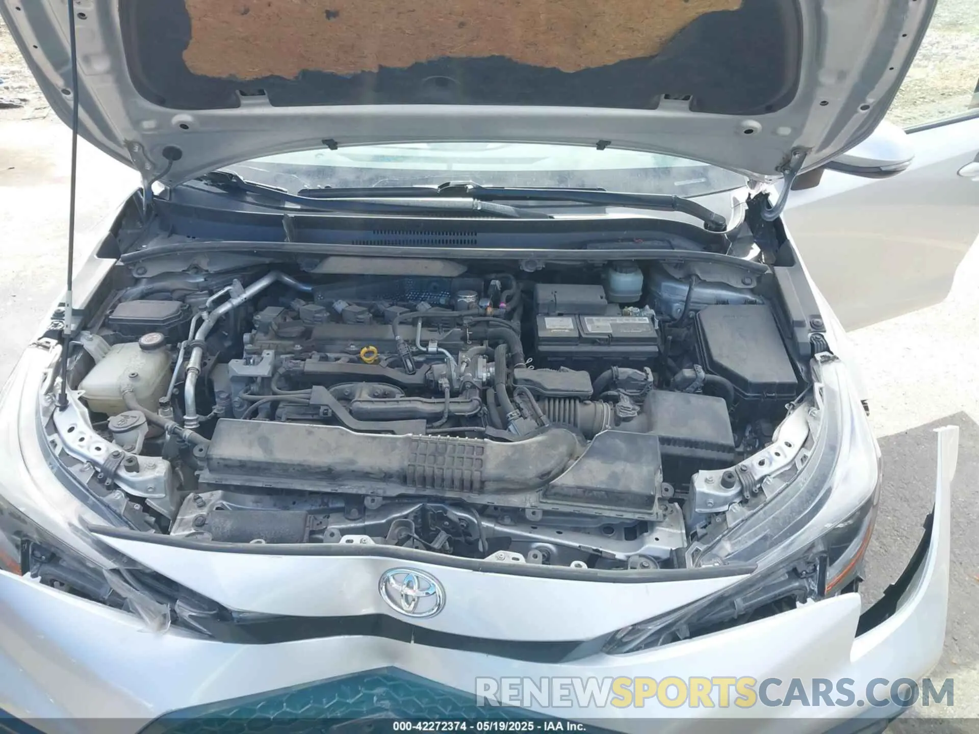 10 Photograph of a damaged car JTDT4RCE4LJ029920 TOYOTA COROLLA 2020