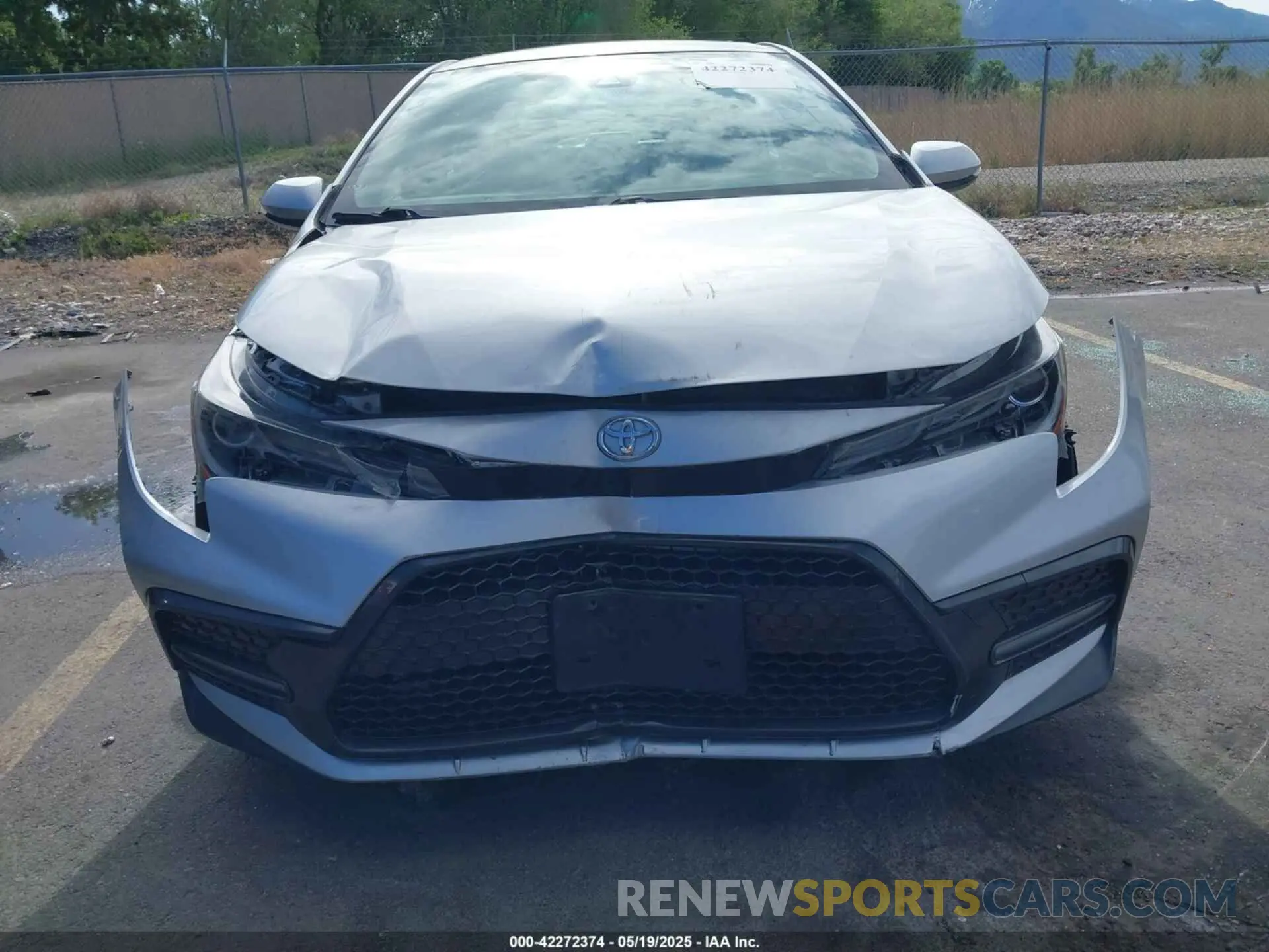 6 Photograph of a damaged car JTDT4RCE4LJ029920 TOYOTA COROLLA 2020