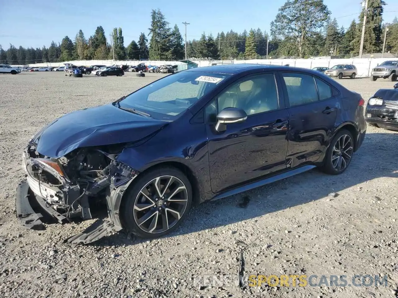 1 Photograph of a damaged car JTDT4RCE6LJ023679 TOYOTA COROLLA 2020