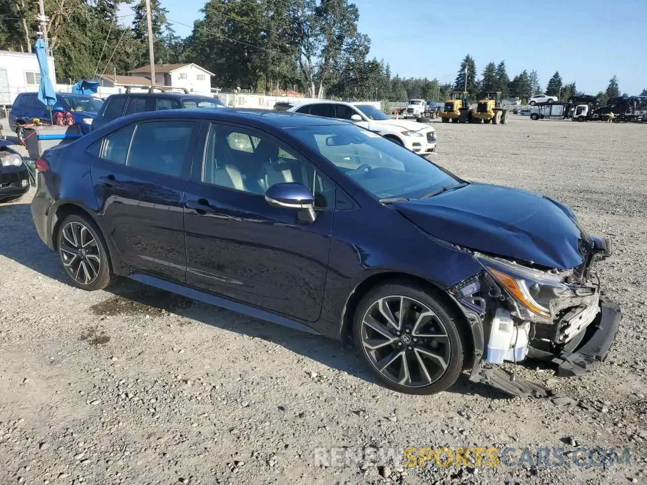 4 Photograph of a damaged car JTDT4RCE6LJ023679 TOYOTA COROLLA 2020