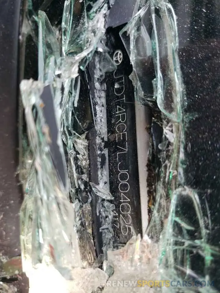 12 Photograph of a damaged car JTDT4RCE7LJ004025 TOYOTA COROLLA 2020
