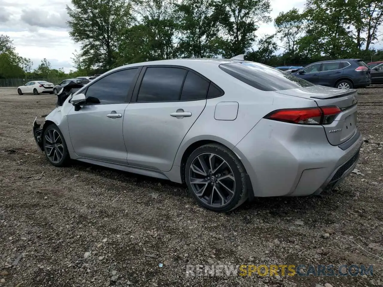 2 Photograph of a damaged car JTDT4RCE7LJ004025 TOYOTA COROLLA 2020