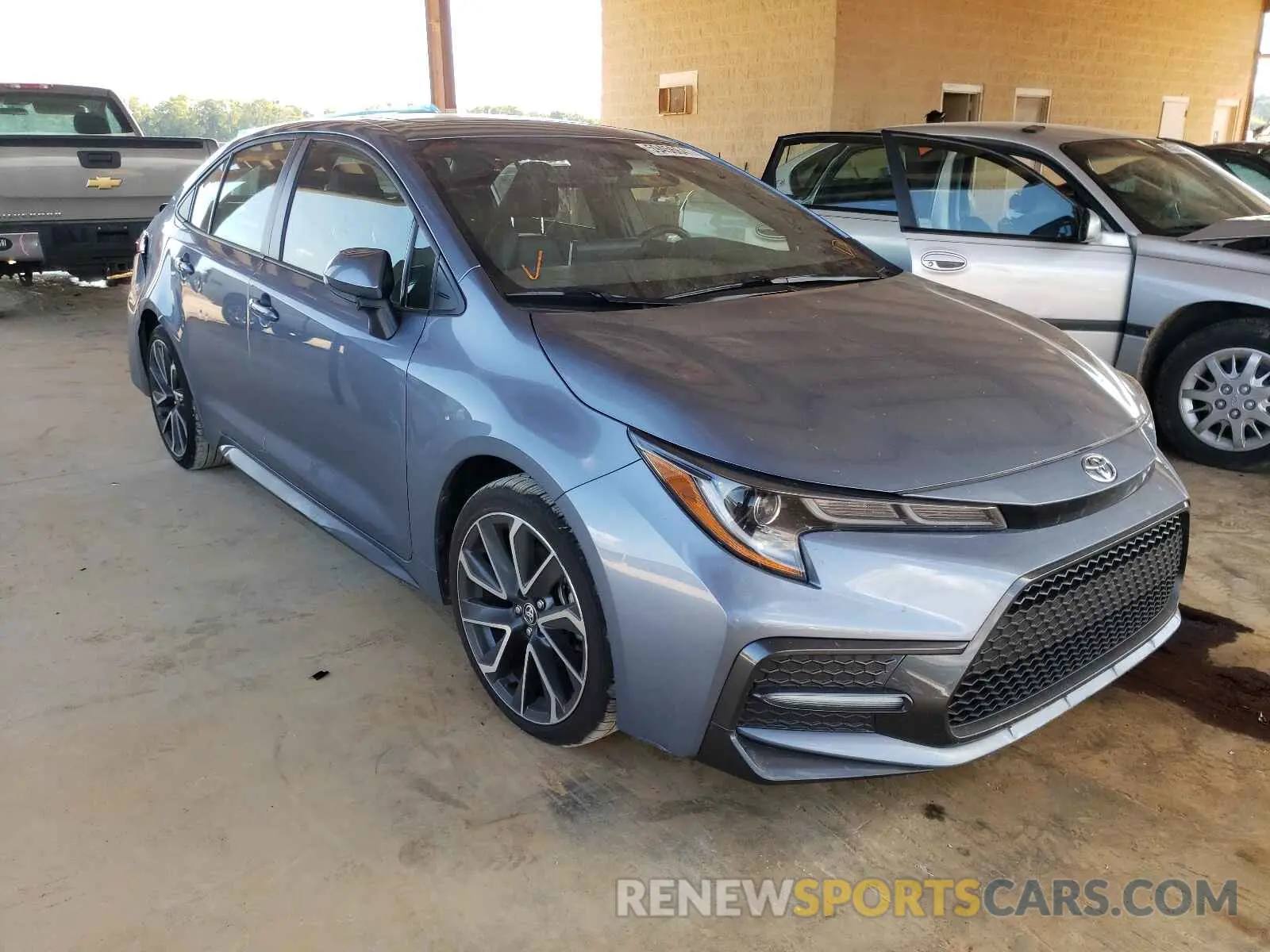 1 Photograph of a damaged car JTDT4RCE8LJ039060 TOYOTA COROLLA 2020