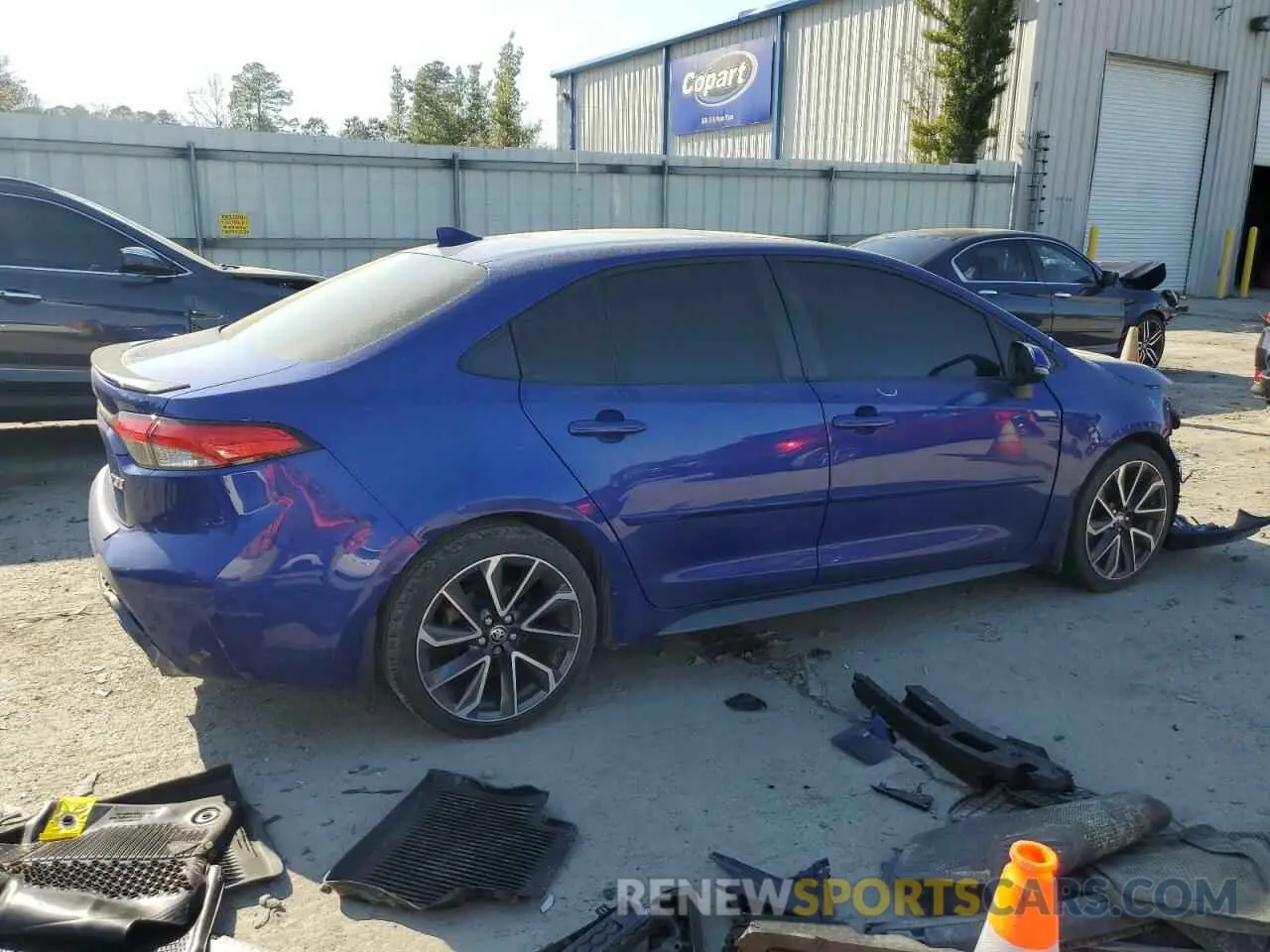 3 Фотография поврежденного автомобиля JTDT4RCEXLJ010529 TOYOTA COROLLA 2020