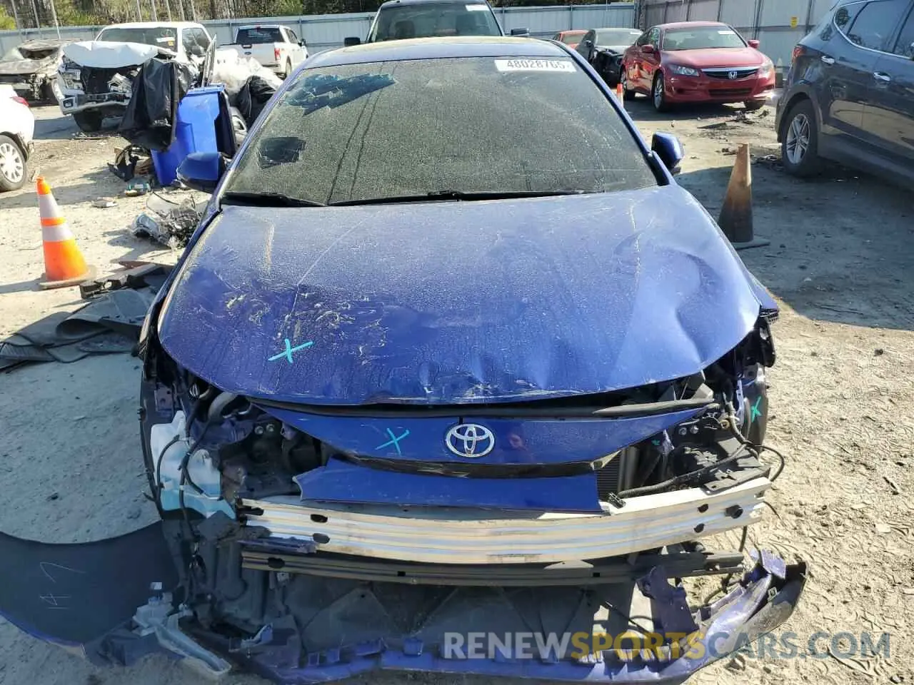5 Фотография поврежденного автомобиля JTDT4RCEXLJ010529 TOYOTA COROLLA 2020